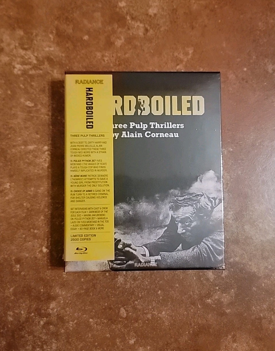 Hardboiled: 3 Pulp Thrillers by Alain Corneau OOP Limited Blu-ray Radiance Films