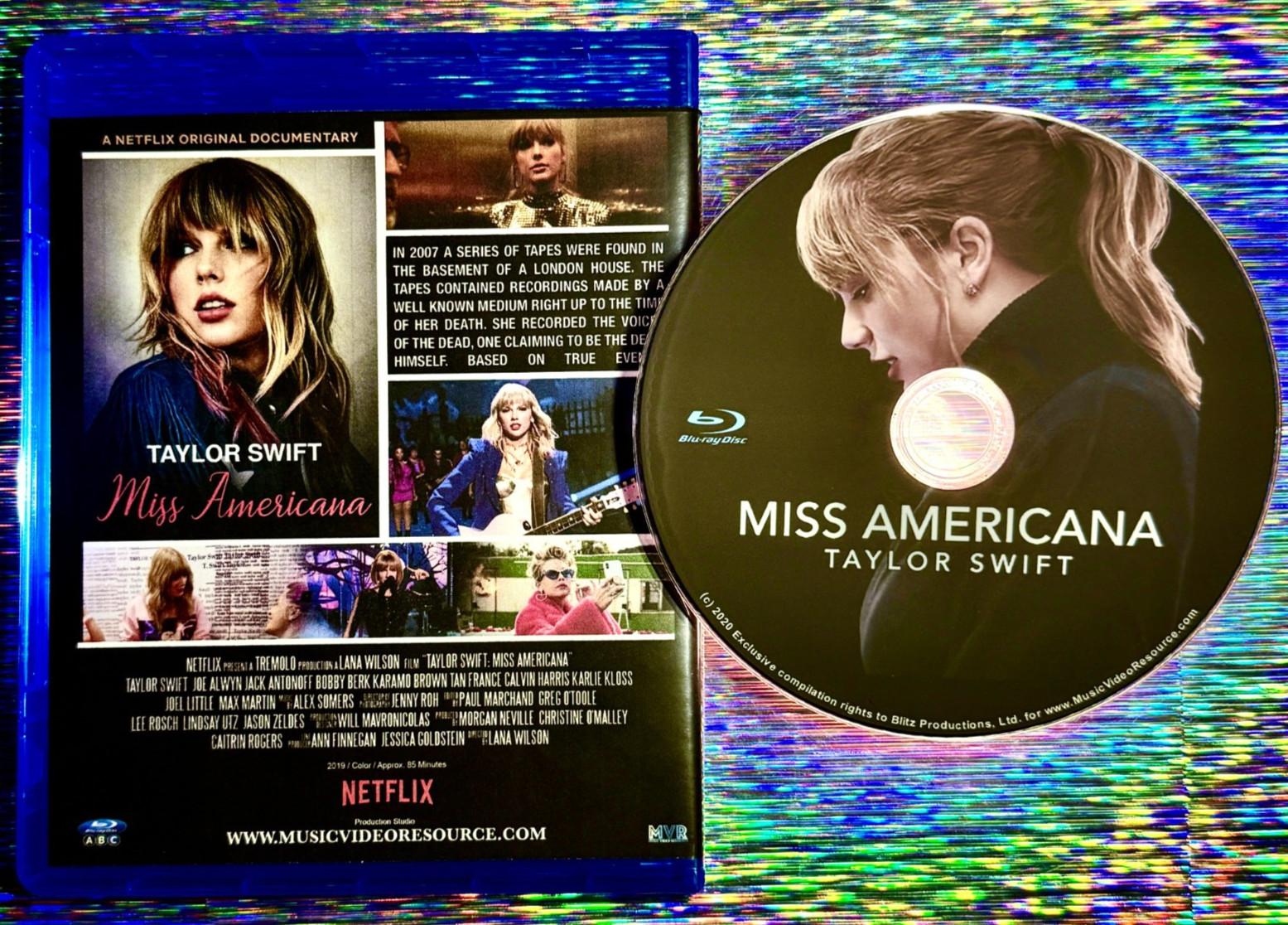 TAYLOR SWIFT MISS AMERICANA DOCUMENTARY BLU-RAY (2020) NEW and SEALED