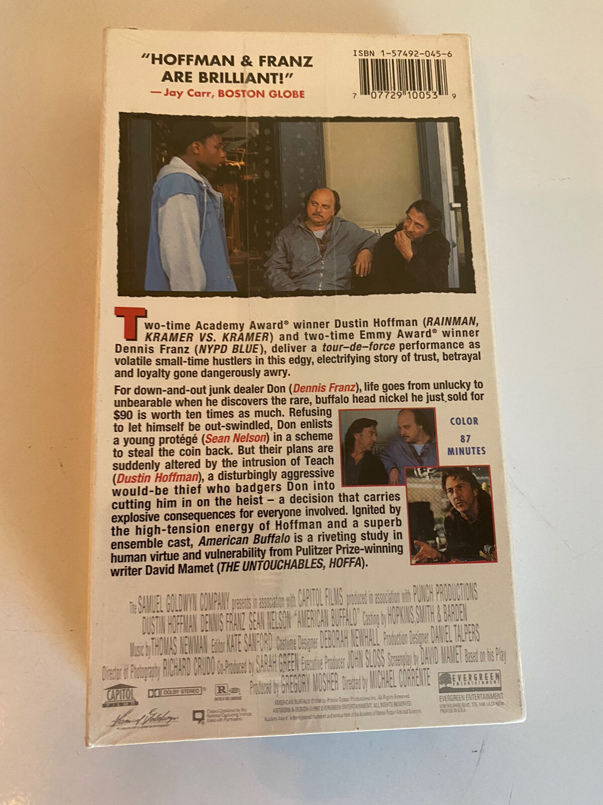 American Buffalo (VHS) Dustin Hoffman Dennis Franz David Mamet NEW SEALED
