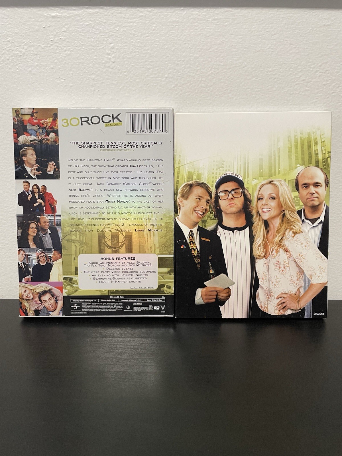 30 Rock Season 1 DVD Unrated One TV Comedy 3 Disc Alec Baldwin Tina Fey 2006