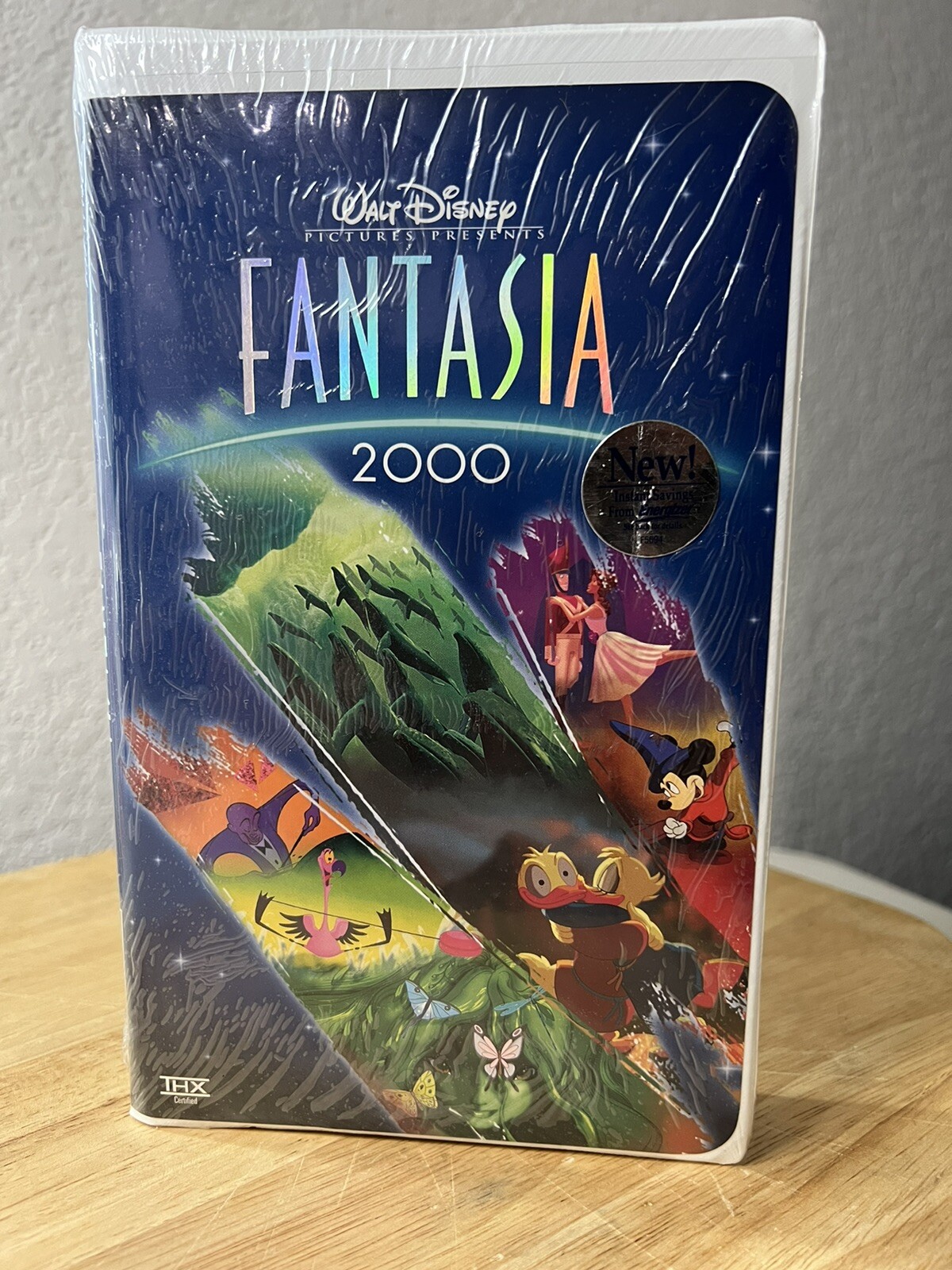 Fantasia 2000 VHS Walt Disney Sealed THX 74 Minutes Rated G