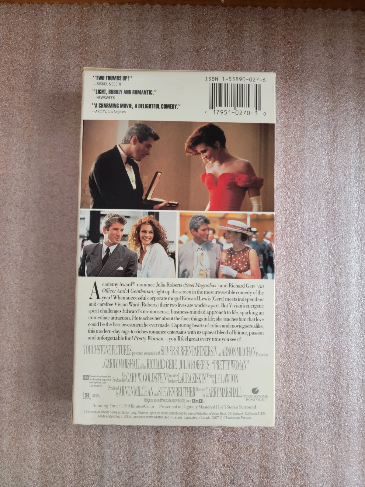 Pretty Woman (VHS, 1990) Richard Gere Julia Roberts