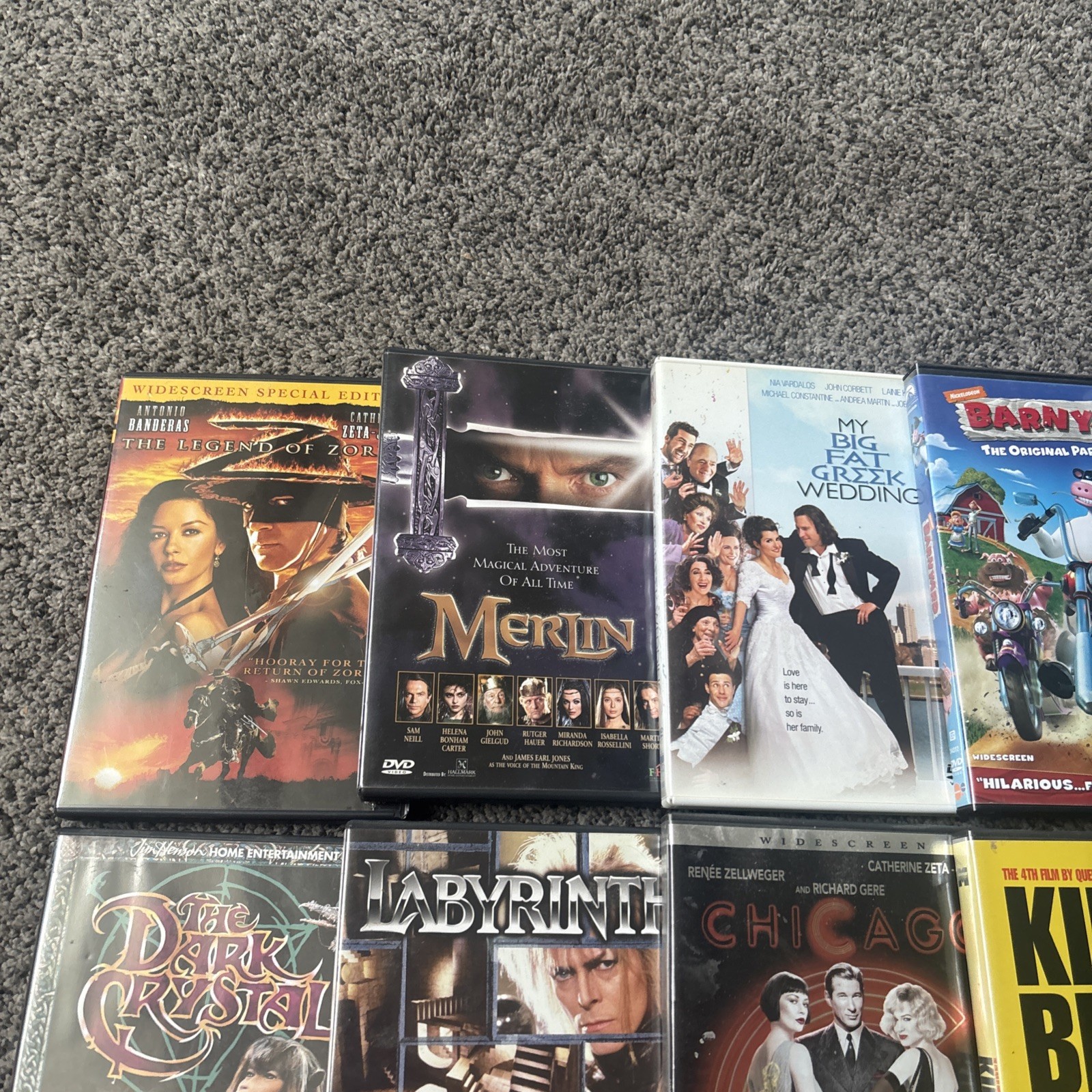Lot of 19 Pre-Owned Mixed DVD Movies In Original cases excellent