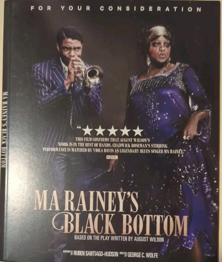 MA RAINEY’S BLACK BOTTOM (2020) FYC DVD Netflix Consideration Promo Screener VG+
