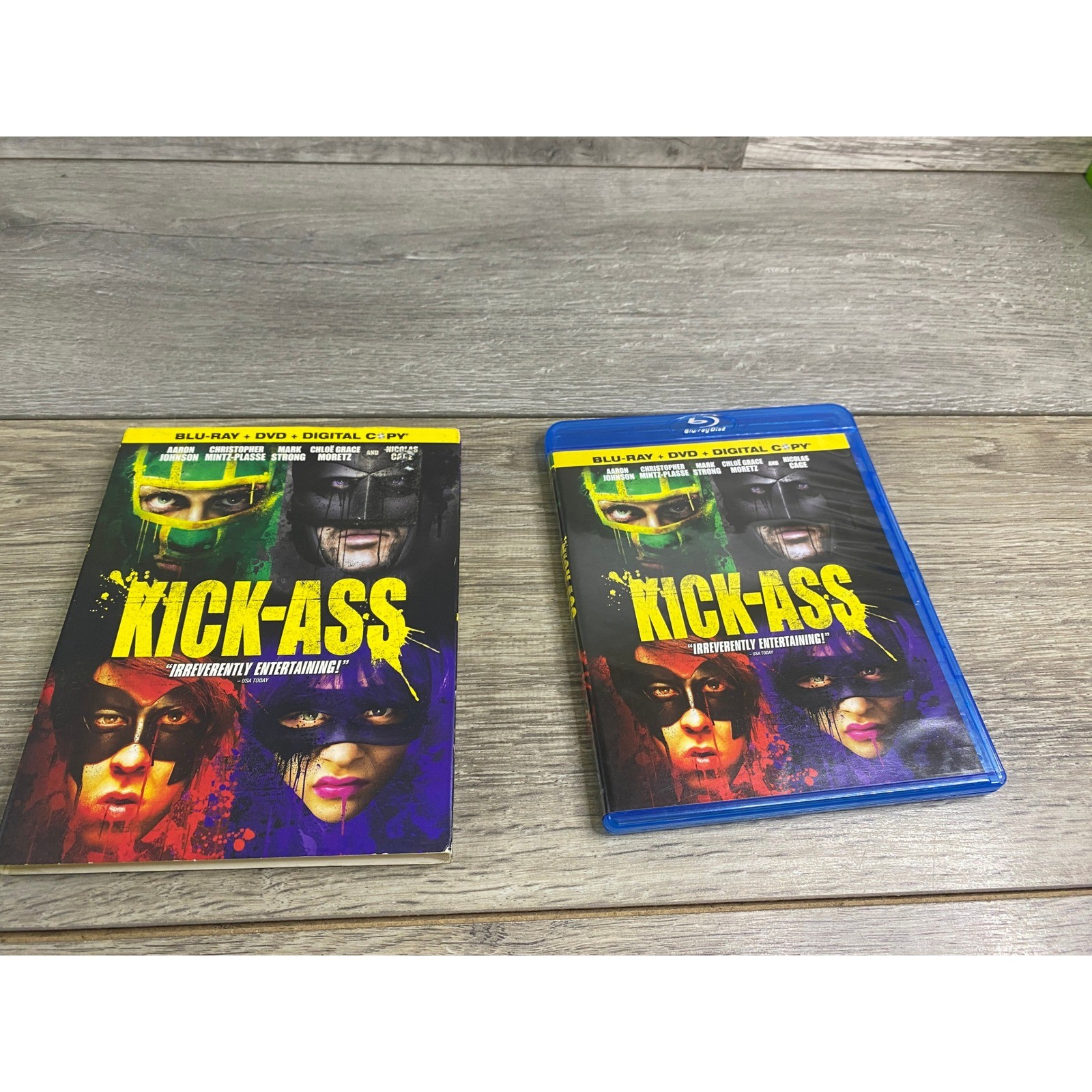 Kick-Ass Blu-ray DVD Digital Copy Combo Pack Lionsgate Matthew Vaughn 2010 Slip