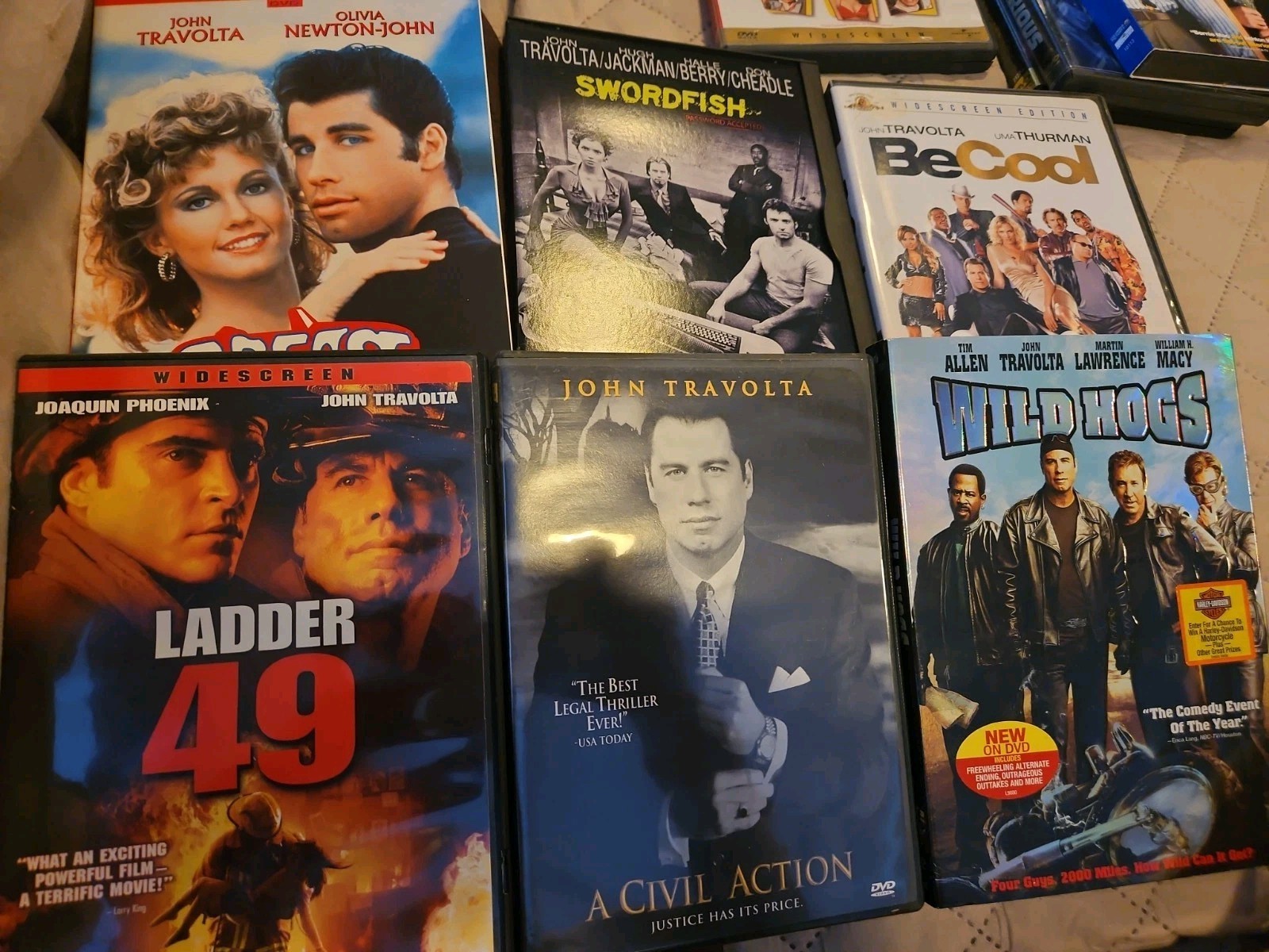John Travolta Lot Of 6 DVDs