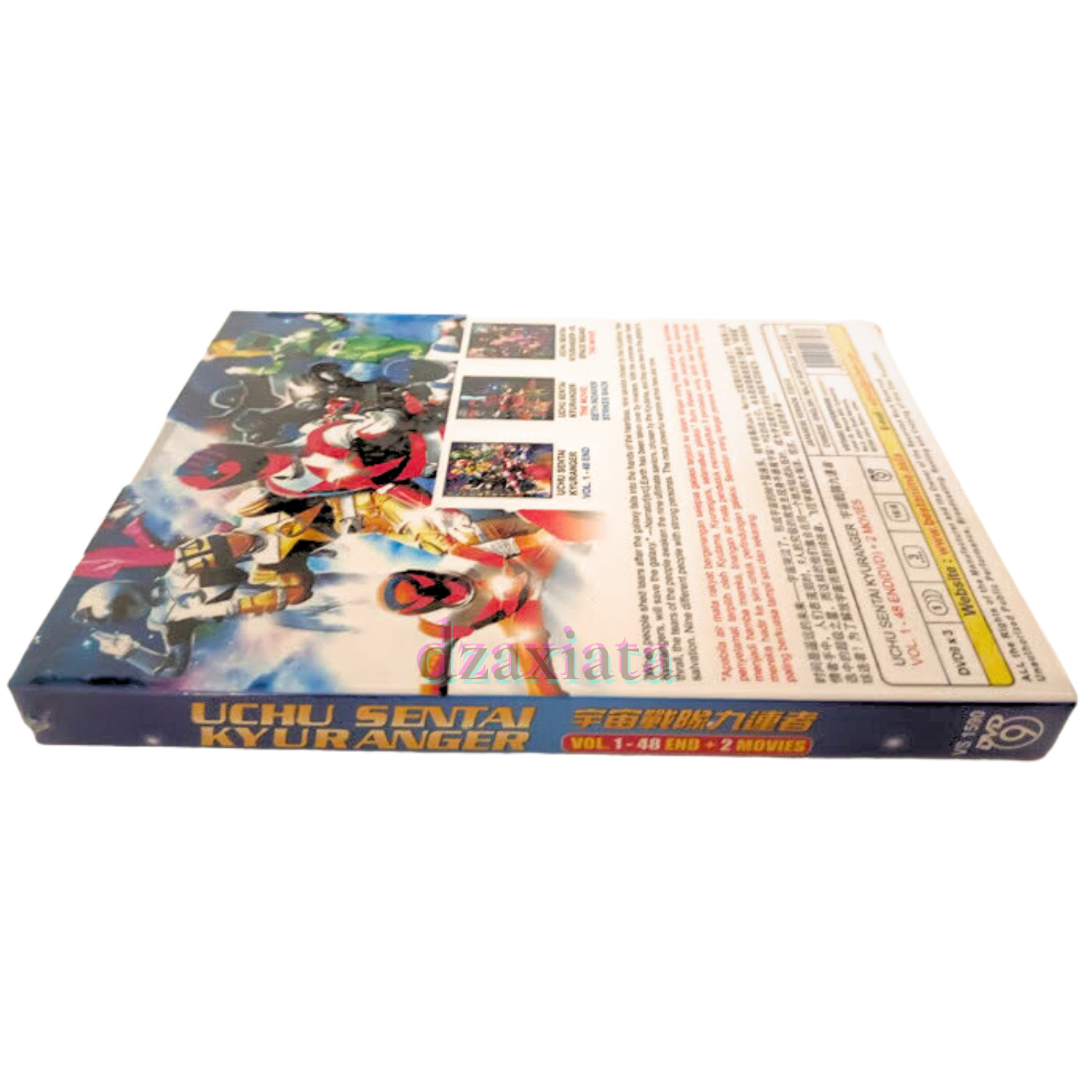 DVD Uchu Sentai Kyuranger Vol.1-48 End + 2 Movies English Subtitle