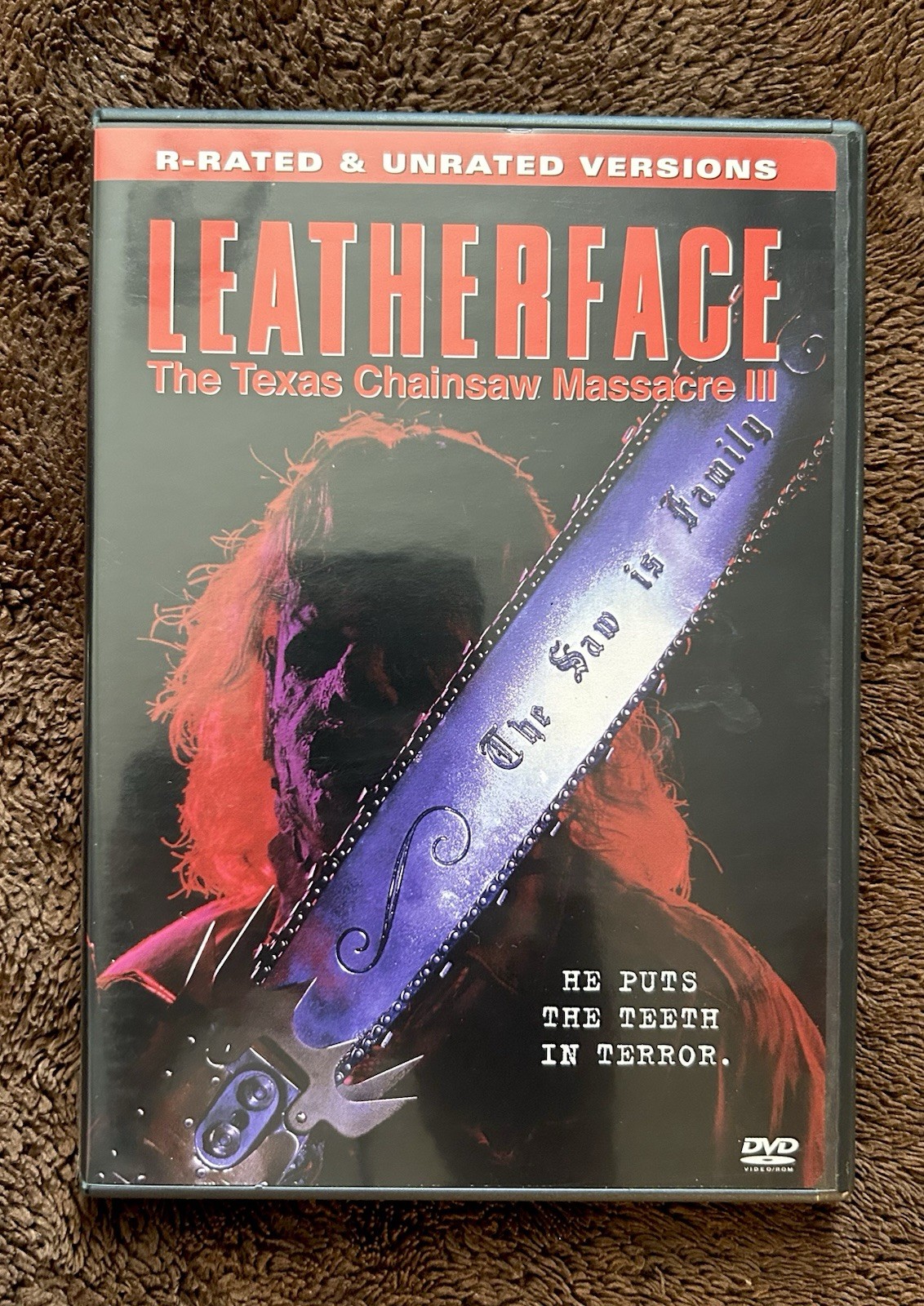 Texas Chainsaw Massacre 3-DVD Set 🥩 TCM + TCM 2 + Leatherface: TCM 3 🪚 *RARE*