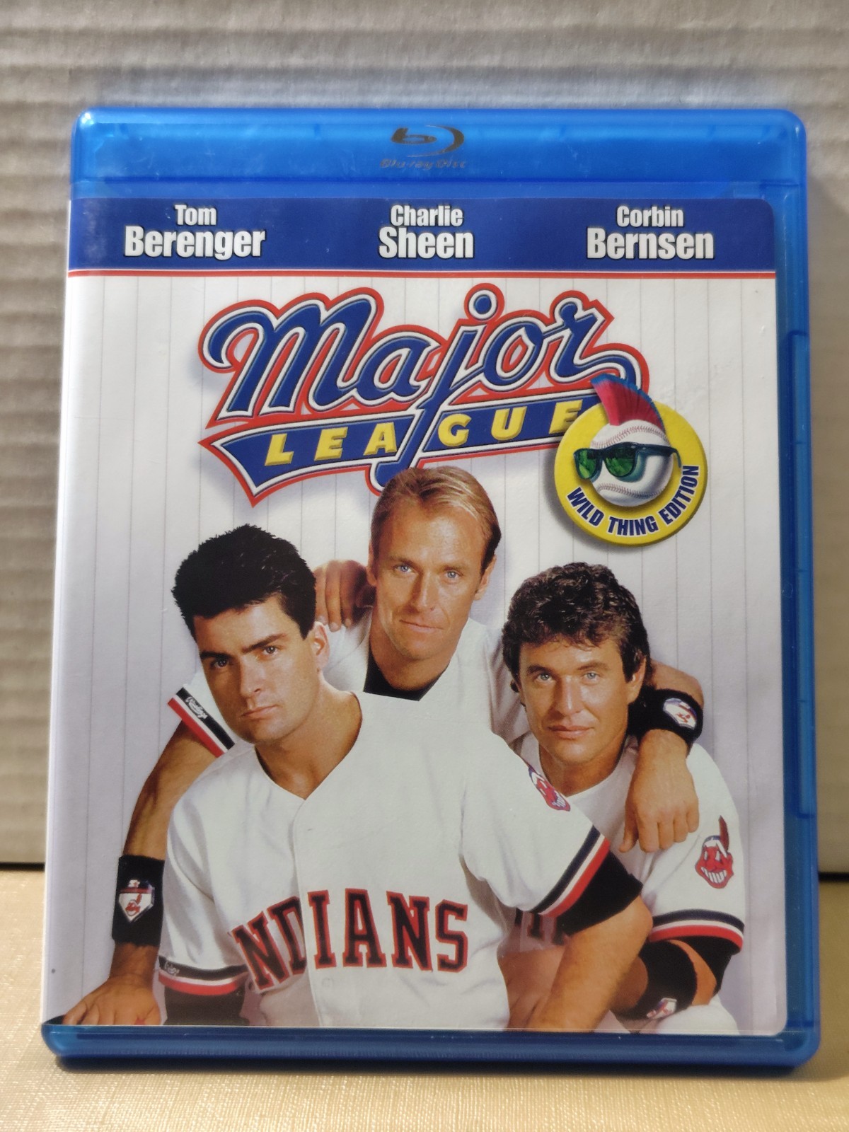 Major League (1989) Wild Thing Edition *Blu Ray* Charlie Sheen Tom Berenger