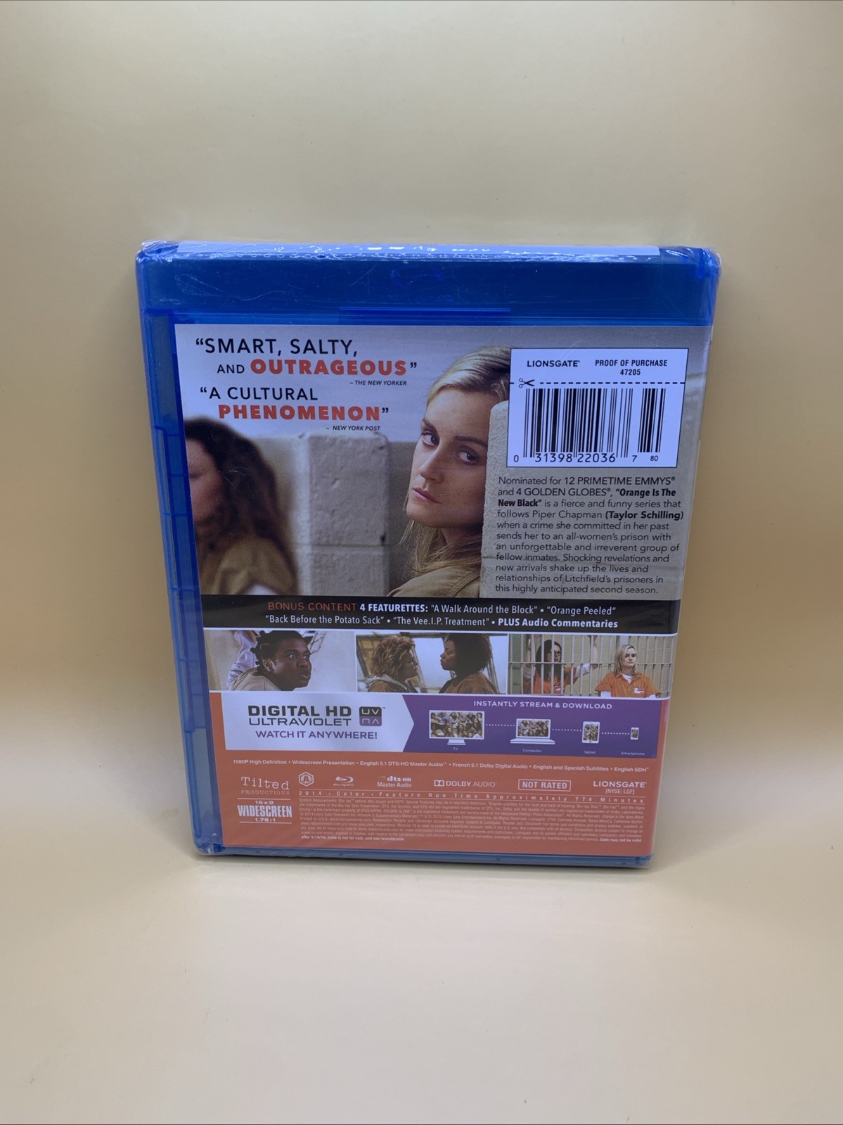 Orange Is the New Black: Season Two (Blu-ray, 2014) Brand New