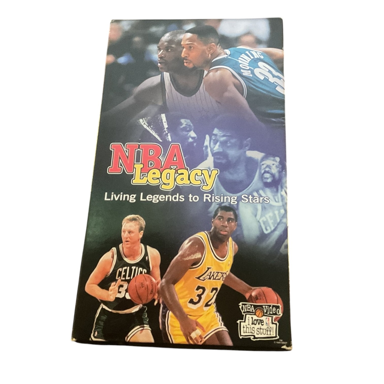 NBA Legacy Living Legends to Rising Stars VHS 1995 CBS Fox Video Basketball Mich