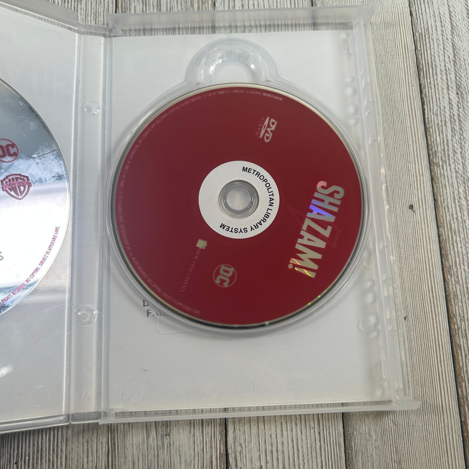 SHAZAM! DVD 2019 Zachary Levi, Mark Strong, David F. Sandberg 2-Disc Special