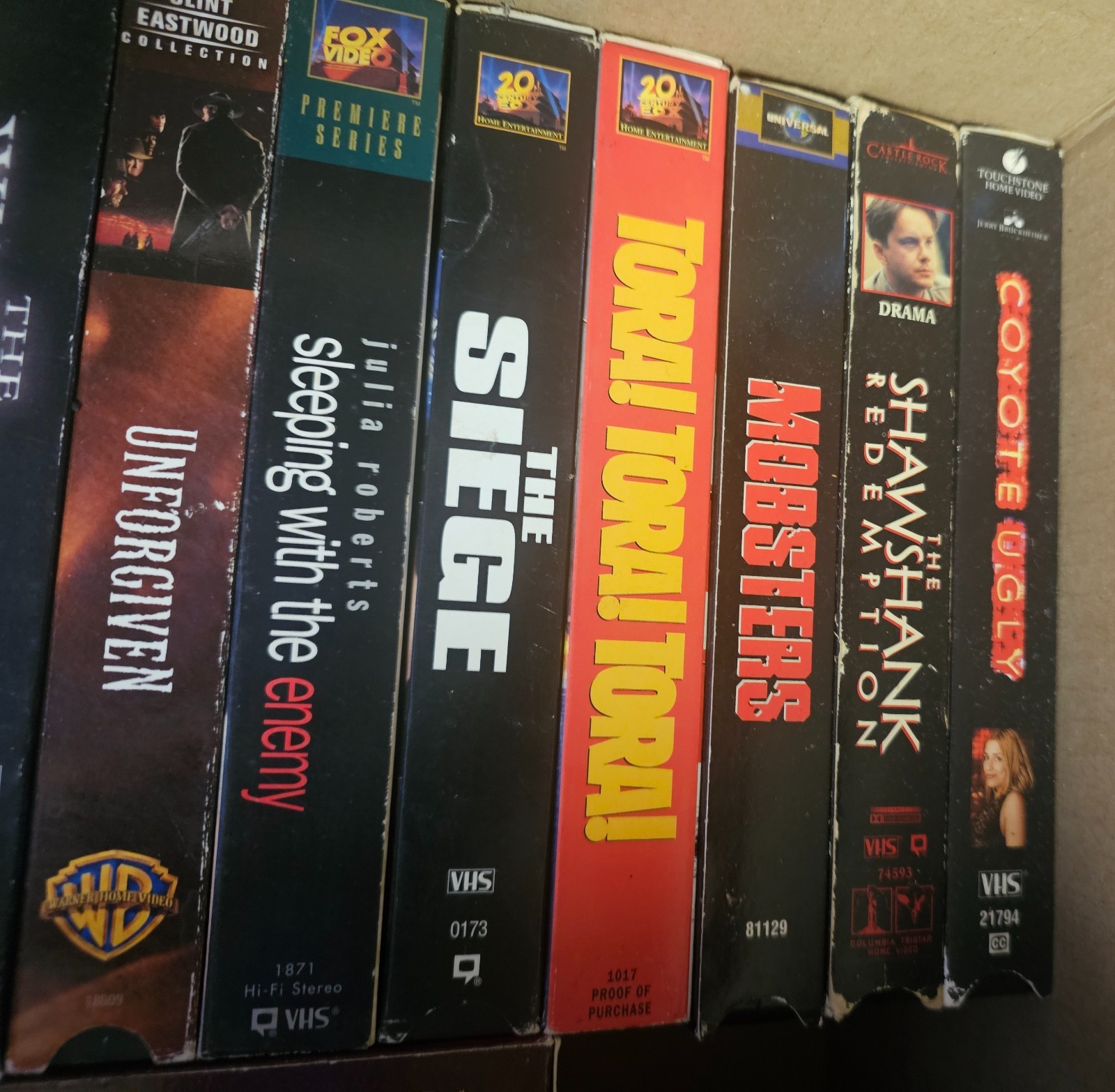 15 VHS Tapes – All Genres – Free Shipping