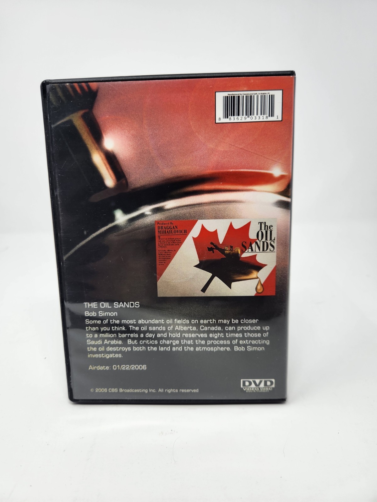 60 Minutes: The Oil Sands DVD 2006 CBS Bob Simon VIDEO DOCUMENTARY TV Show