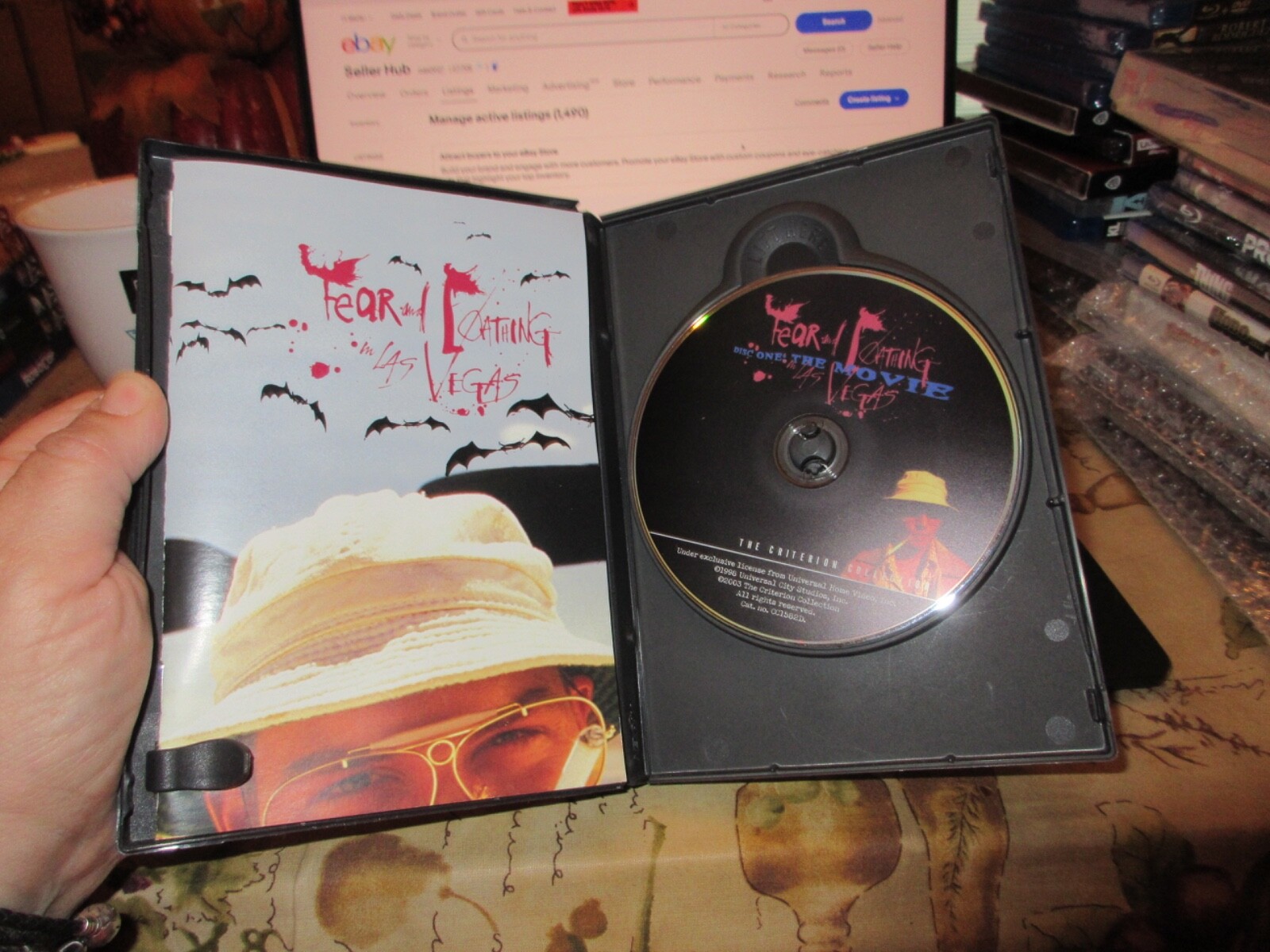 Fear and Loathing in Las Vegas DVD 2 discs Criterion Collection W/BOOK free ship