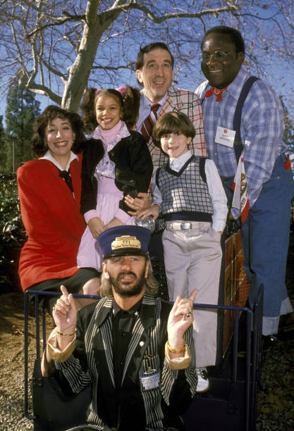 Ringo Starr and Shining Time Station Cast – 1989 Old Photo