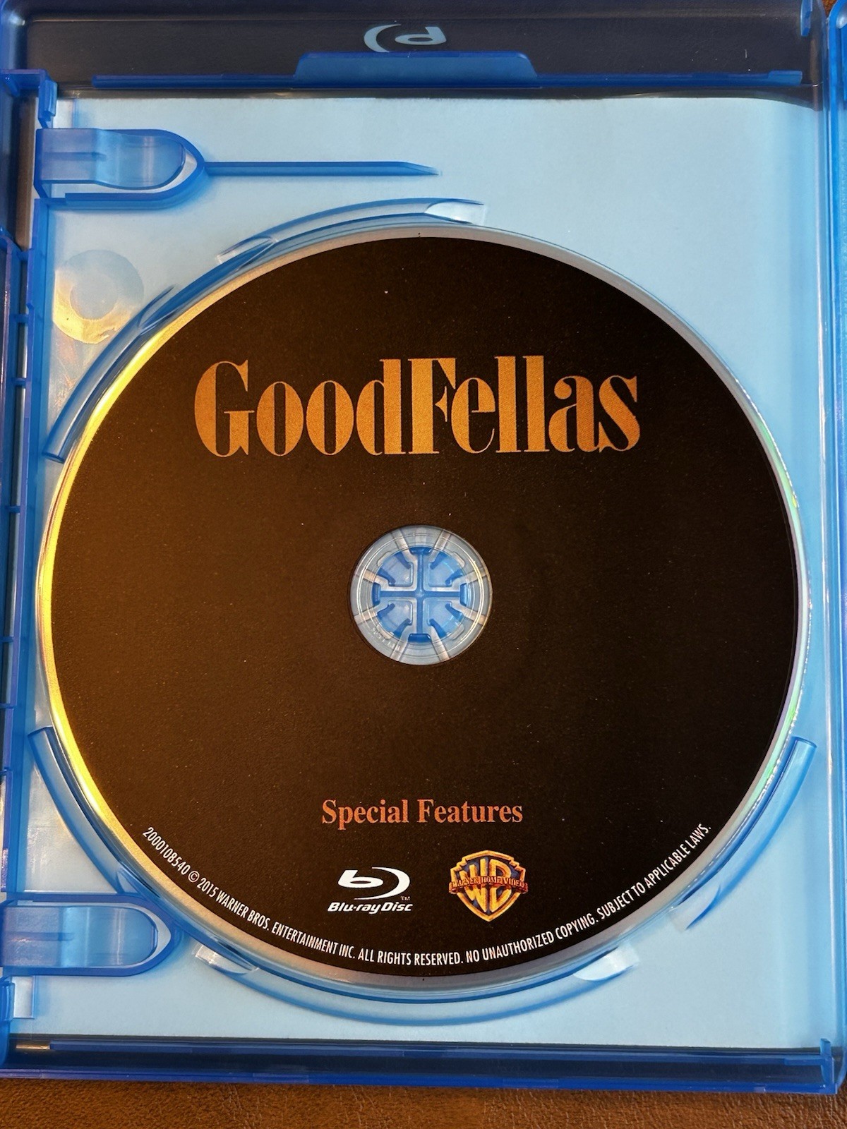 Goodfellas 25th Anniversary Edition Blu-ray w/ 36 Page Booklet Like New De Niro