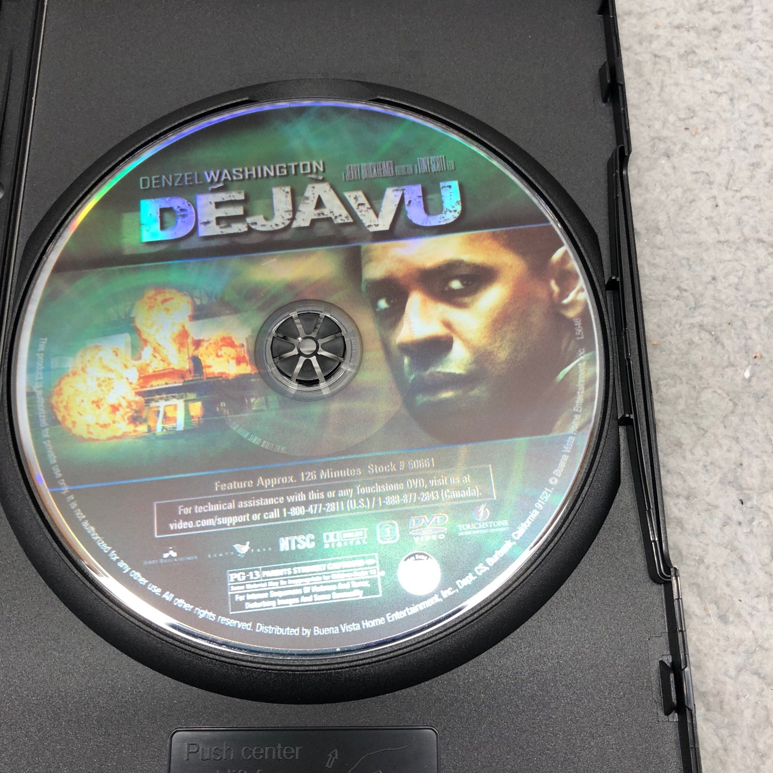 Déjà Vu DVD 2006 Denzel Washington Tony Scott Jerry Bruckheimer Widescreen