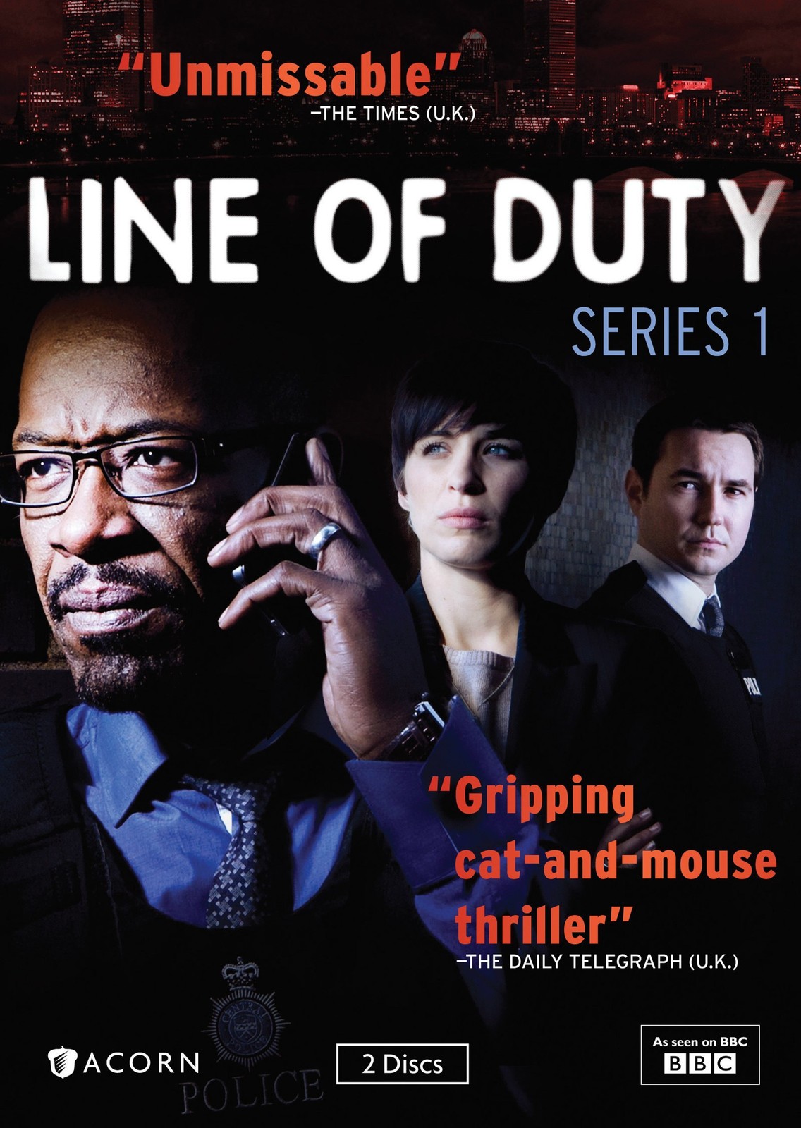 LINE OF DUTY, SERIES 1 (DVD) Lennie James Martin Compston Vicky McClure