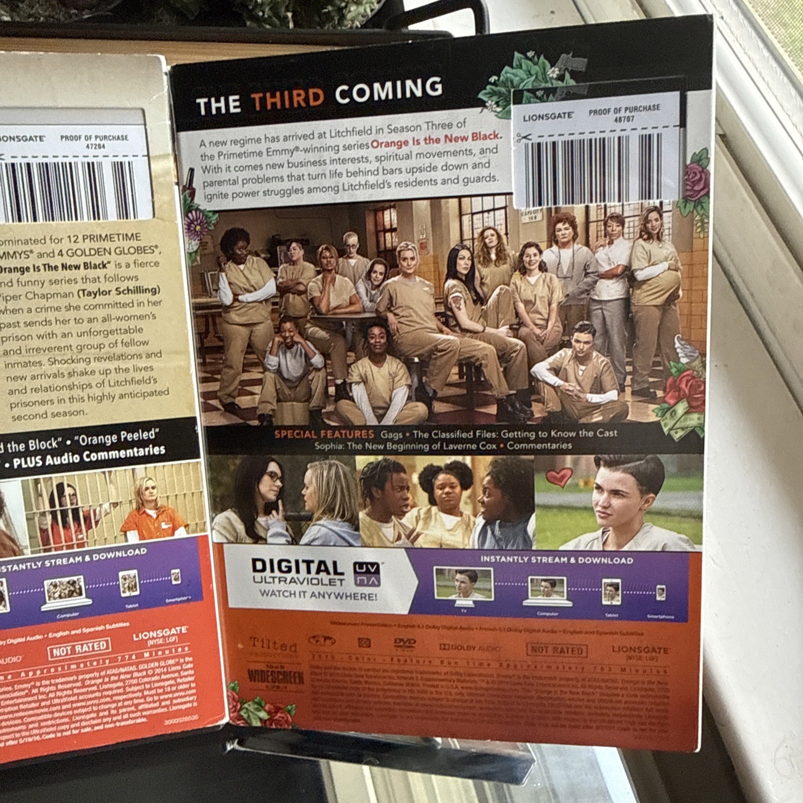 Orange Is The New Black TV Series Seasons 1-3 Season 1 2 3 DVD 12-Disc Set