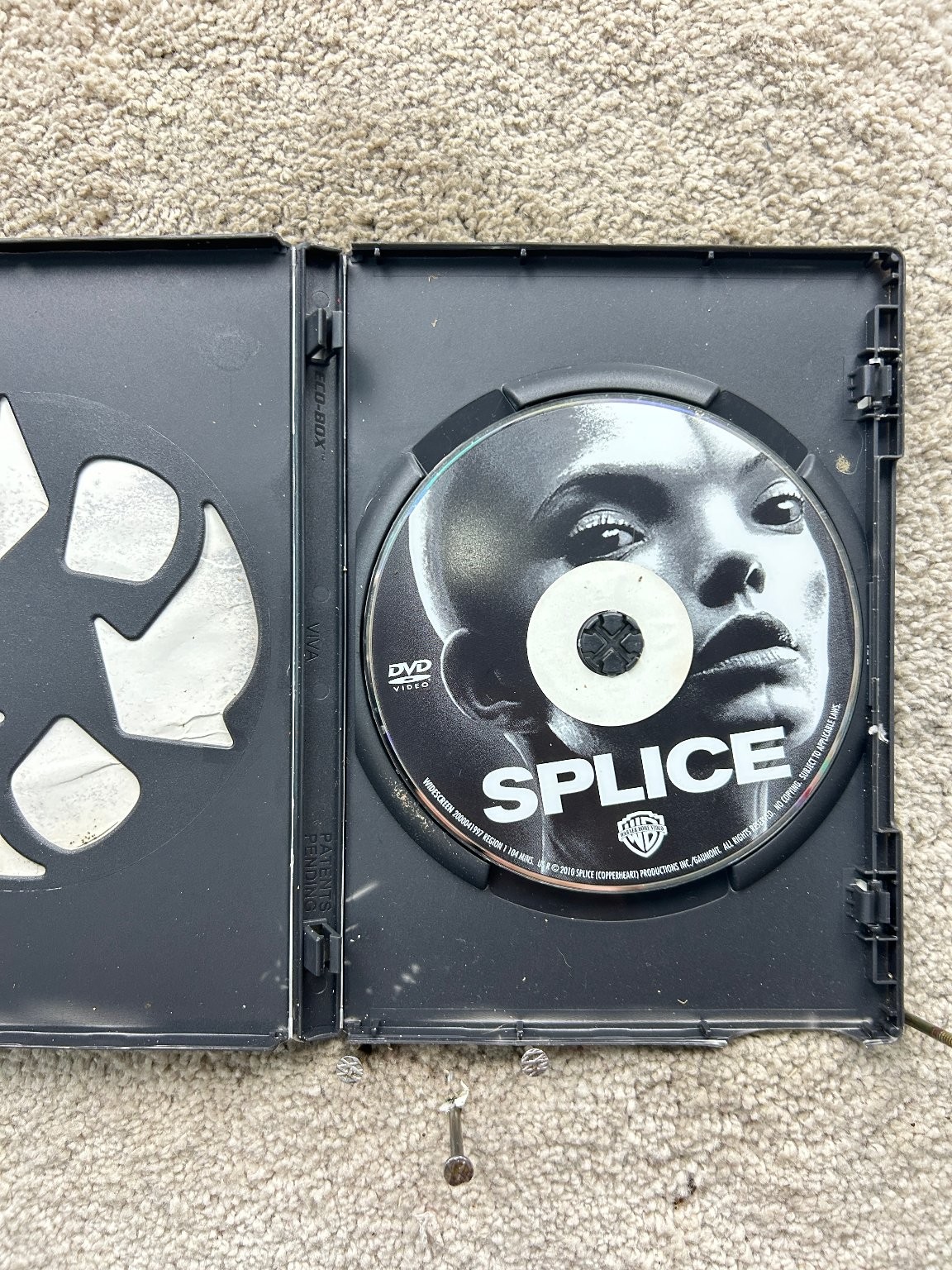 Splice DVD 2010 Adrien Brody Sarah Polley Sci-Fi Horror Thriller Vincenzo Natali