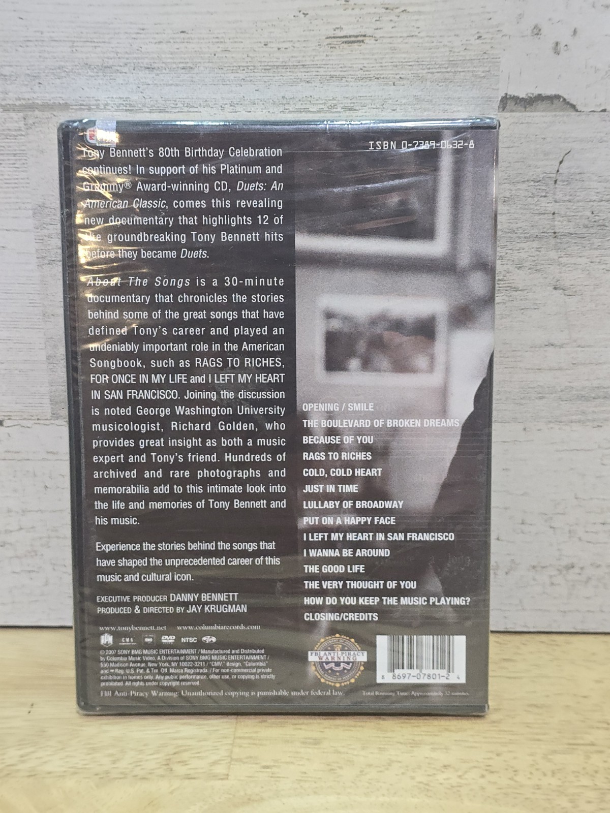 Tony Bennett: An American Classic, About The Songs — DVD 2007