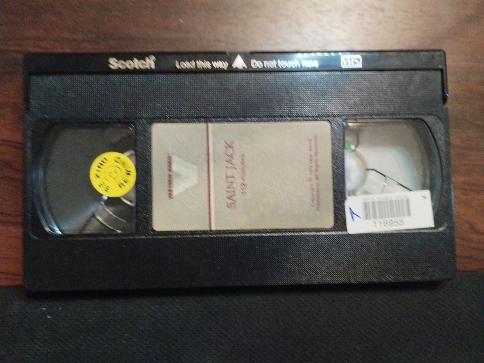 Saint Jack VHS 1979 Bogdanovich Ben Gazzara Denholm Elliott Roger Corman