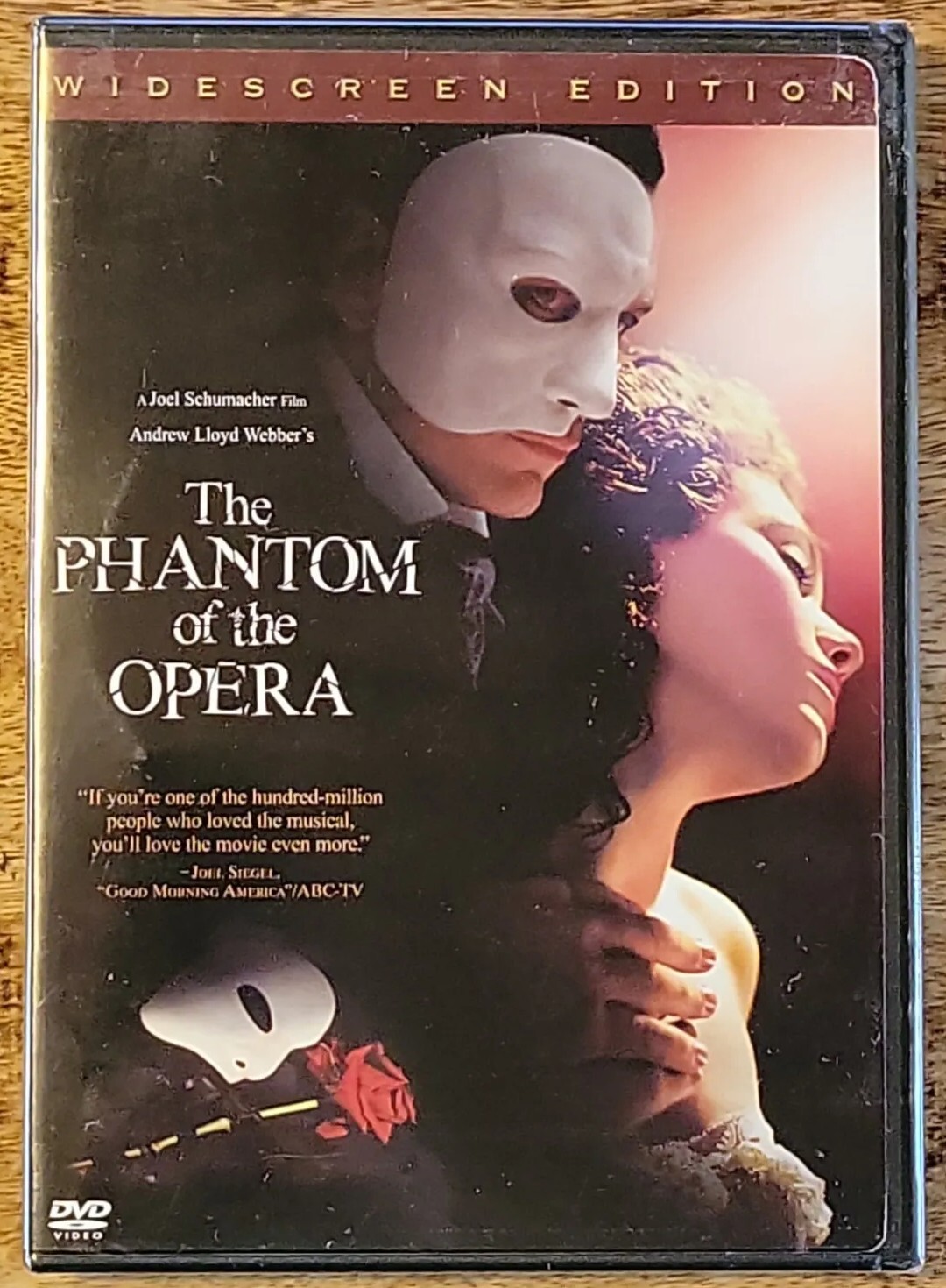 New Sealed THE PHANTOM OF THE OPERA DVD 2004 Gerard Butler Widescreen Edition