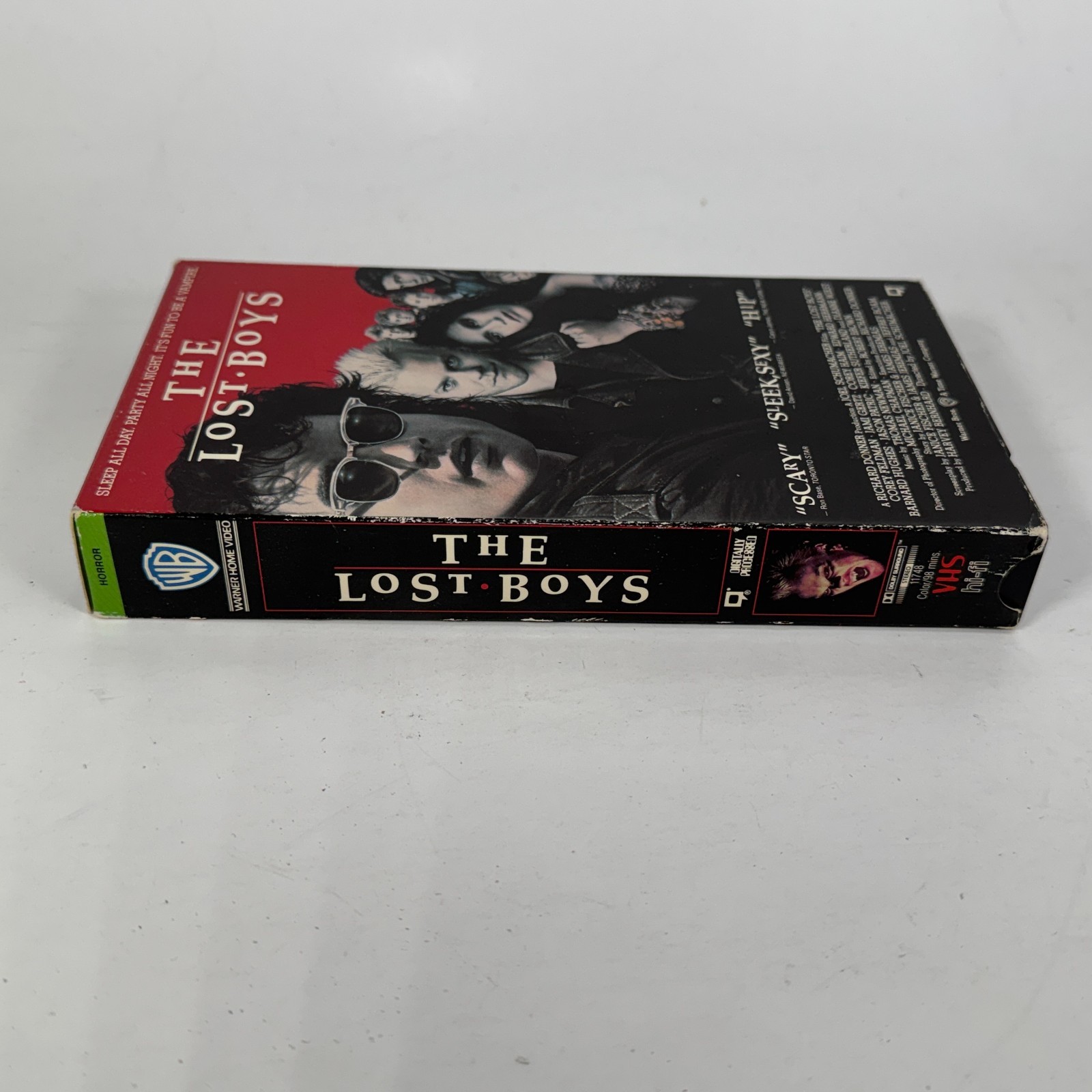The Lost Boys VHS OOP 1991 Release Horror Corey Haim Kiefer Sutherland Vampires