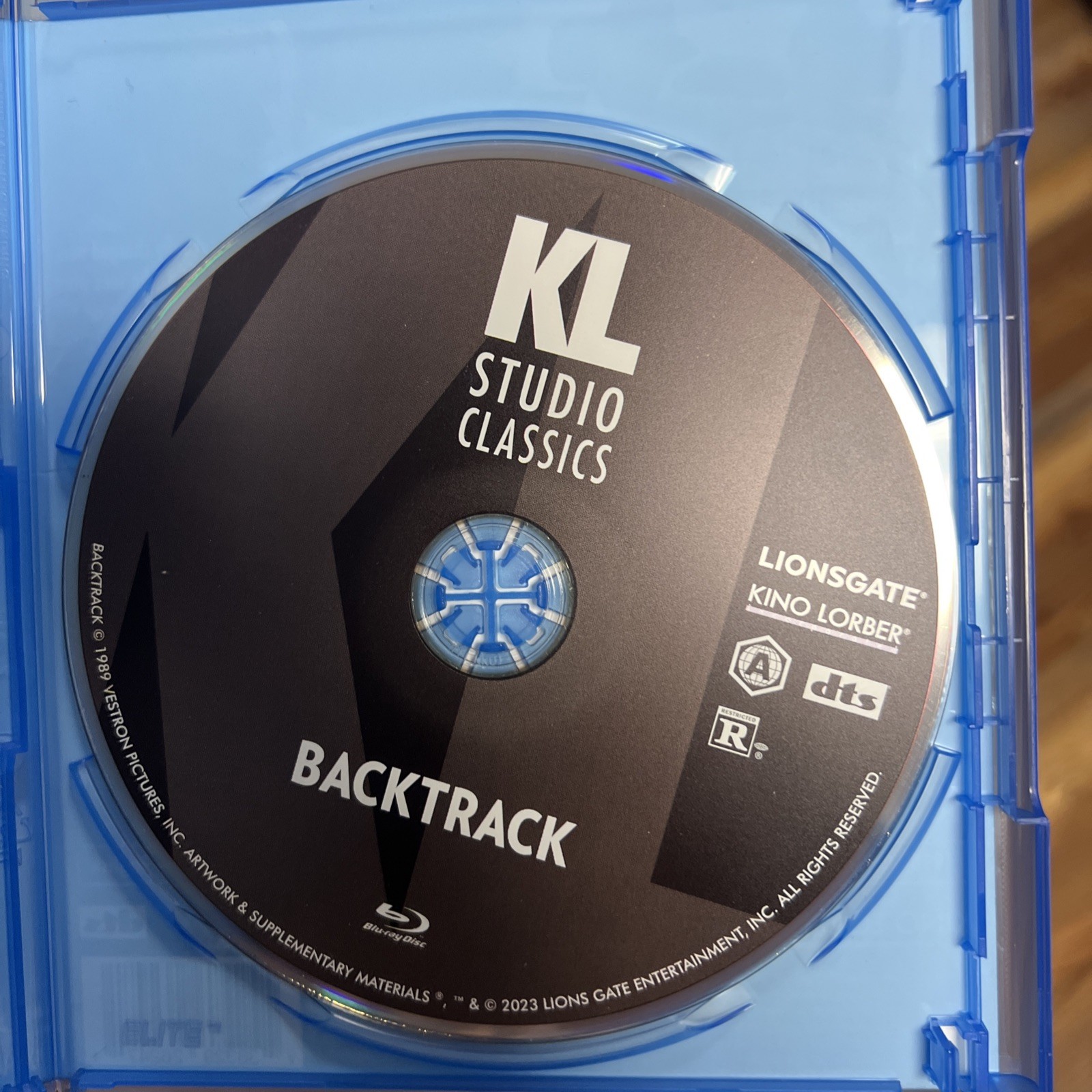 Backtrack Blu-ray Kino Lorber 1990 Jodie Foster, Dennis Hopper W/slipcover