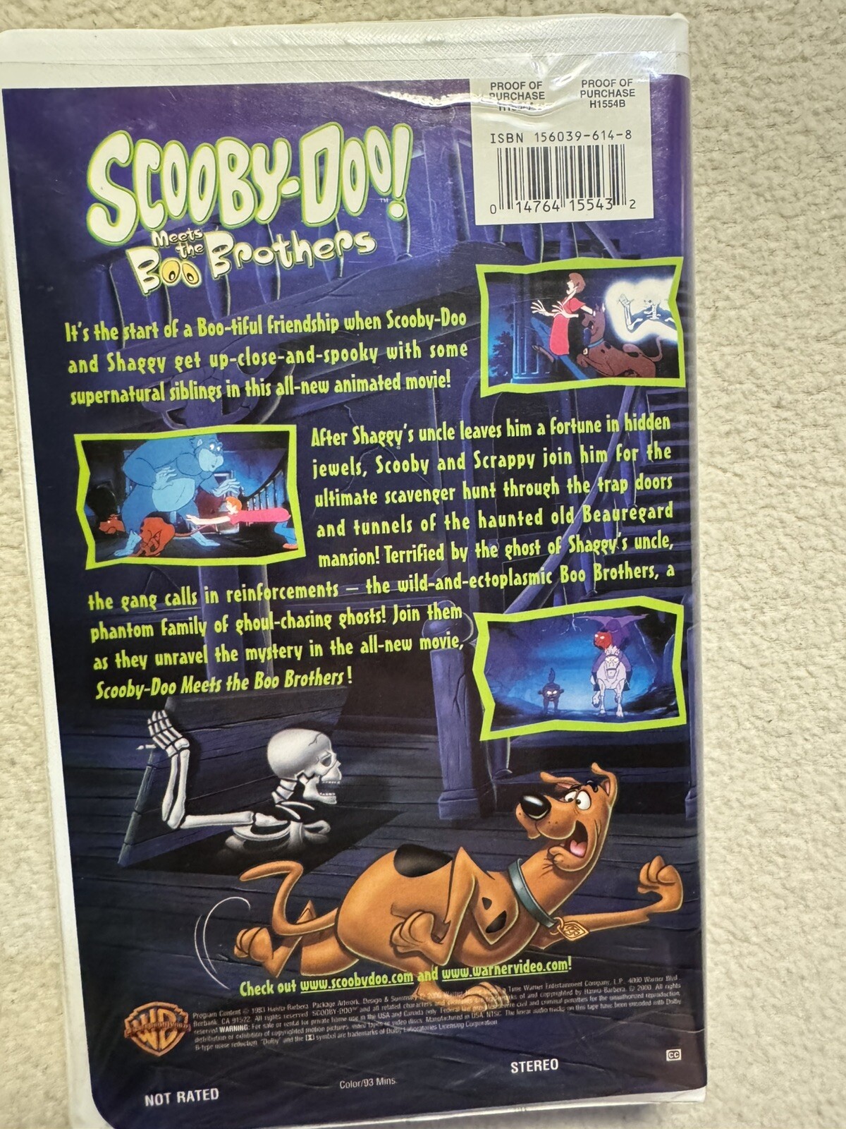 Scooby Doo VHS Tape Nostalgia Boo Brothers Haunted Castle Greatest Mystery 90s