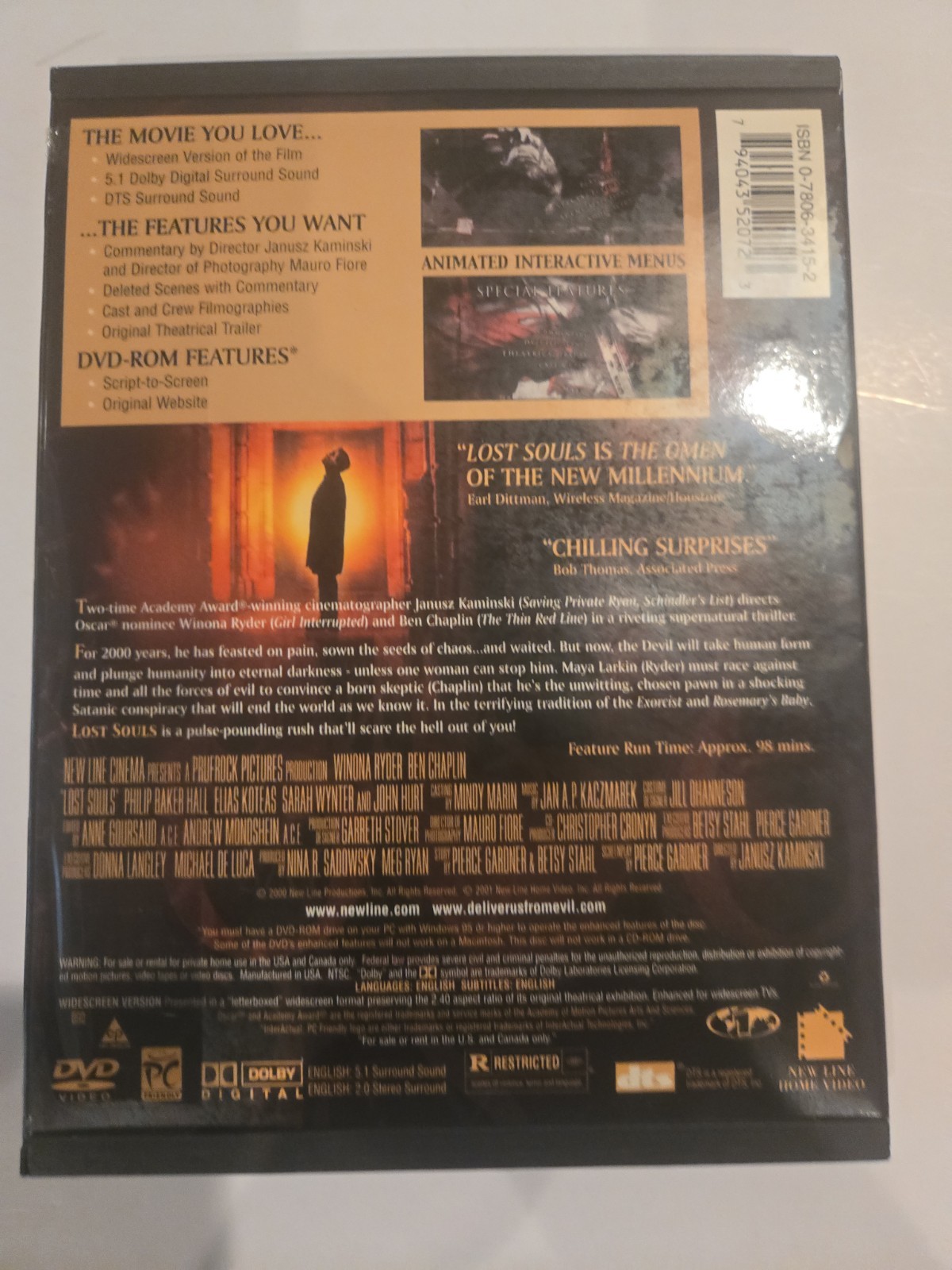 Lost Souls (DVD, 2000)