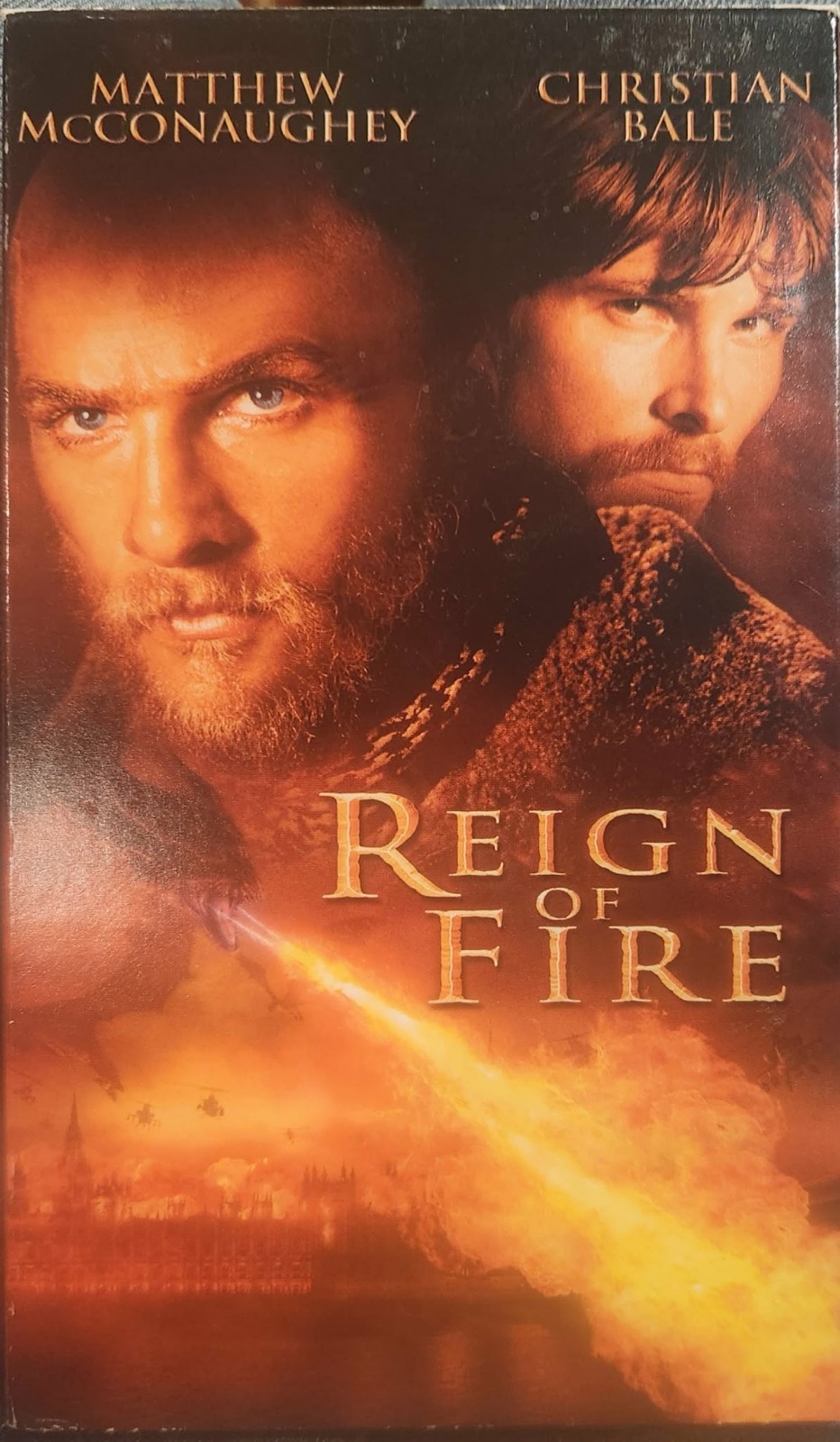 Reign of Fire (VHS, 2002) McConaughey, Christian Bale, Gerard Butler