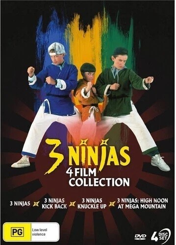 3 NINJAS 4 Film Collection DVD BRAND NEW (USA Compatible)