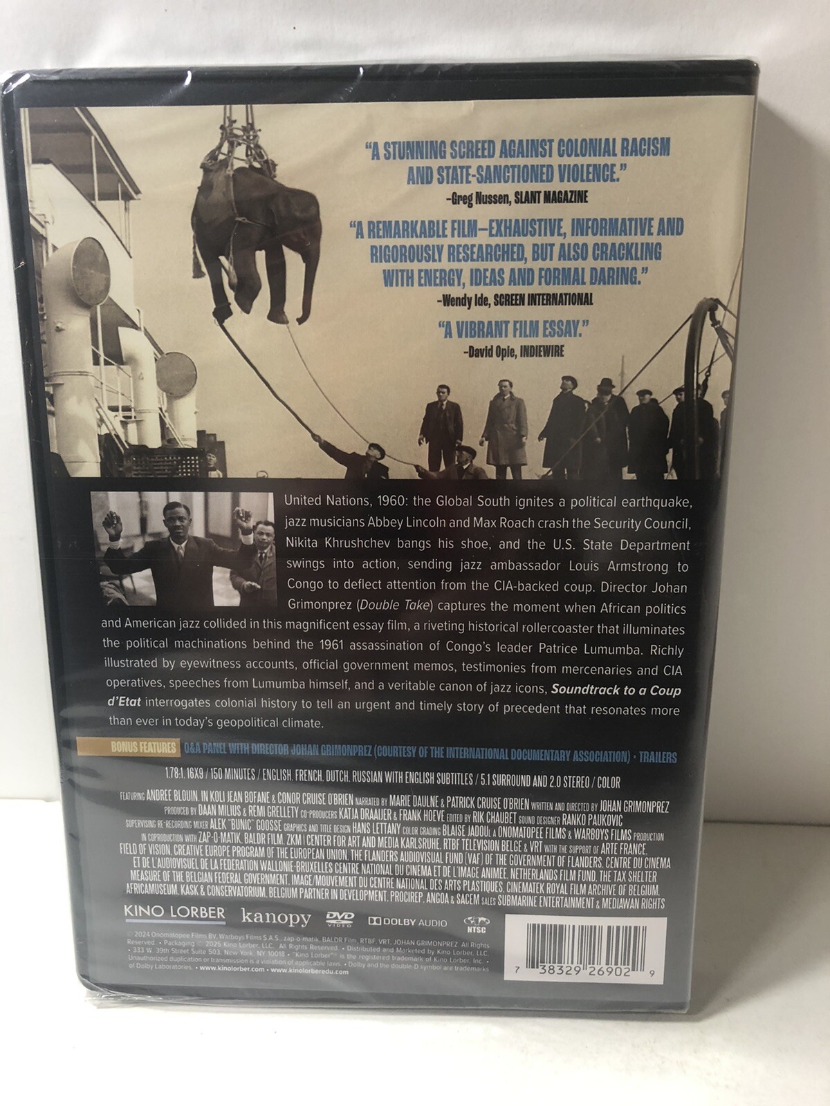 SOUNDTRACK TO A COUP D’ETAT Brand New Sealed DVD