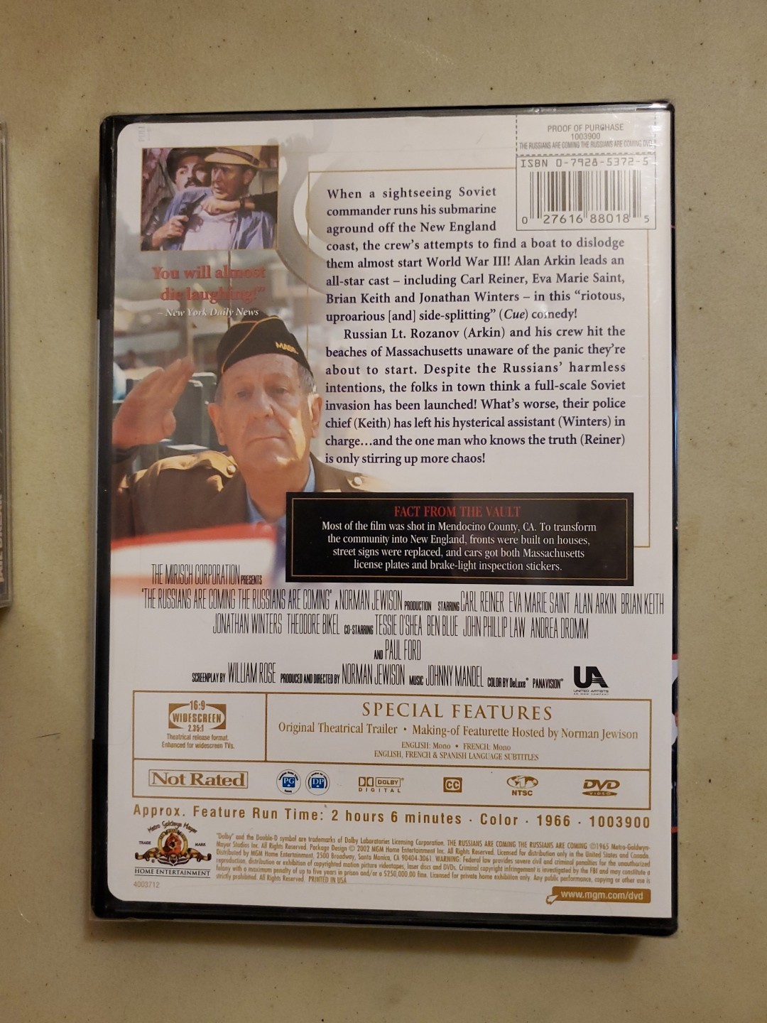 The Russians are Coming The Russians are Coming DVD Rare OOP Carl Reiner New