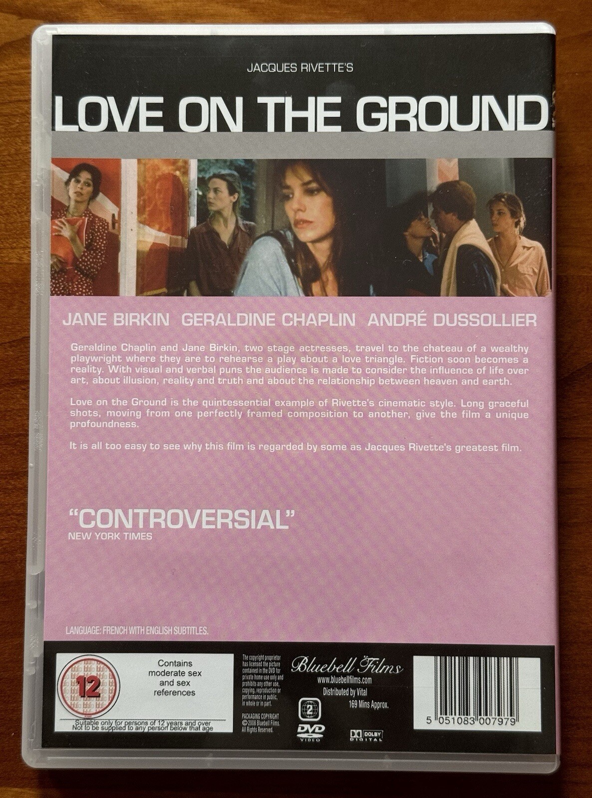 Jacques Rivette Love On the Ground DVD