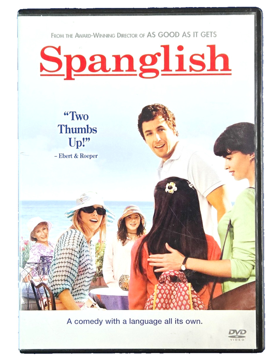 Spanglish (2004, DVD) Comedy Romance Movie – Adam Sandler, Téa Leoni, Paz Vega