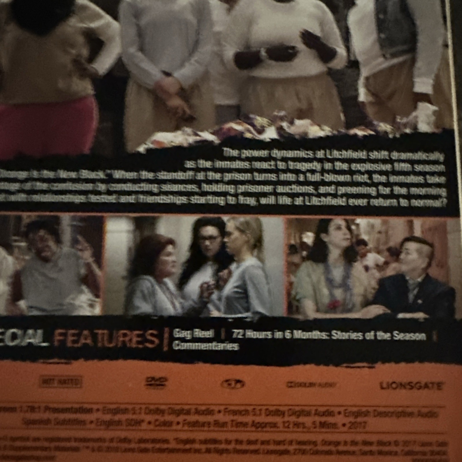 Orange Is the New Black: Season Five (DVD, 2017)