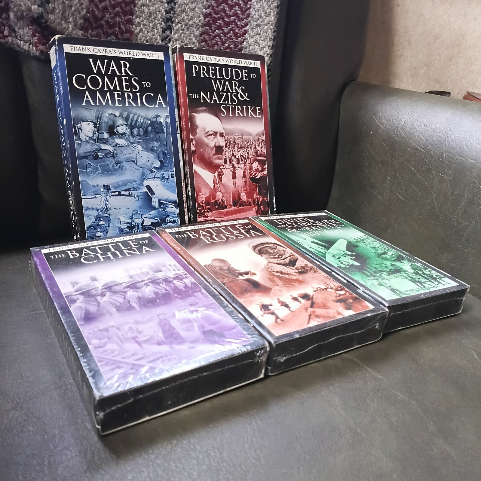 Frank Capra World War II Documentary VHS Box Set of 5 GoodTimes Military B&W