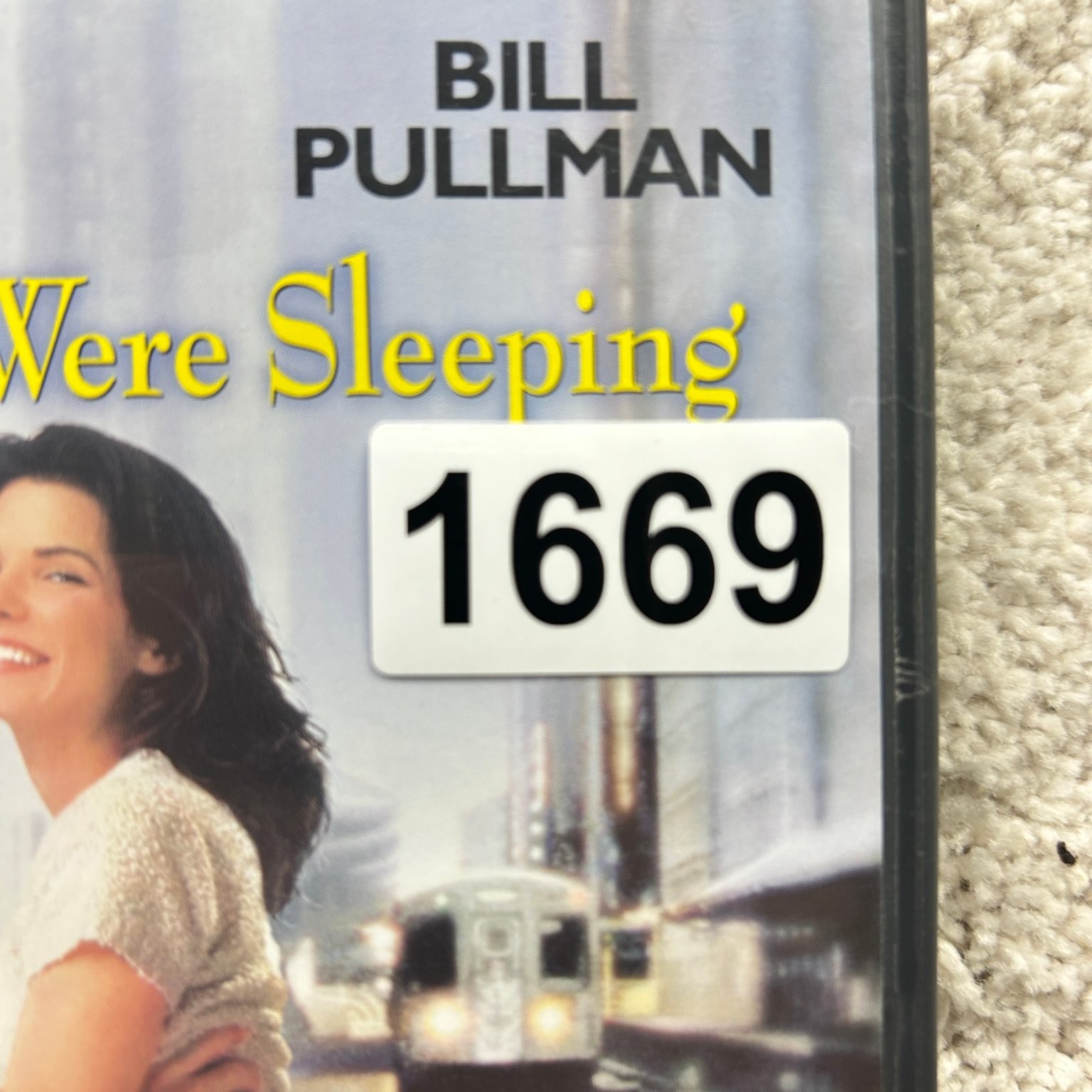 While You Were Sleeping DVD 1995 Sandra Bullock Bill Pullman Romantic Comedy