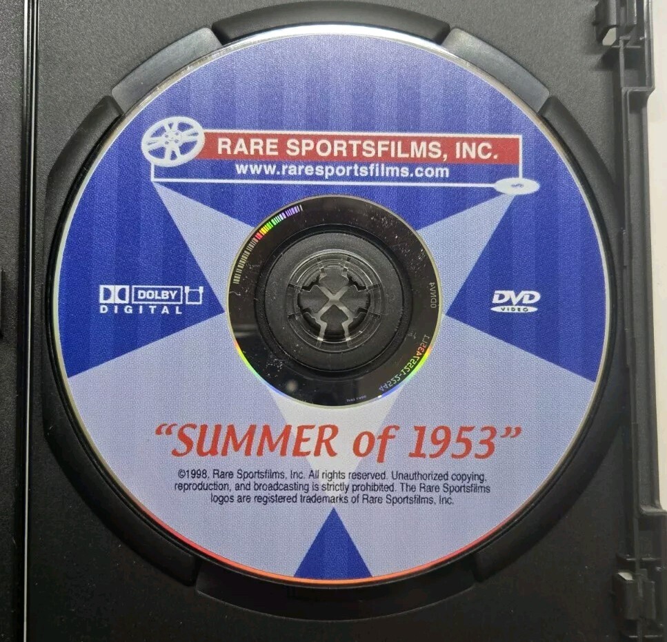 “Summer Of 1953” Vintage Baseball Season (DVD, 1998, Rare Sports Films)