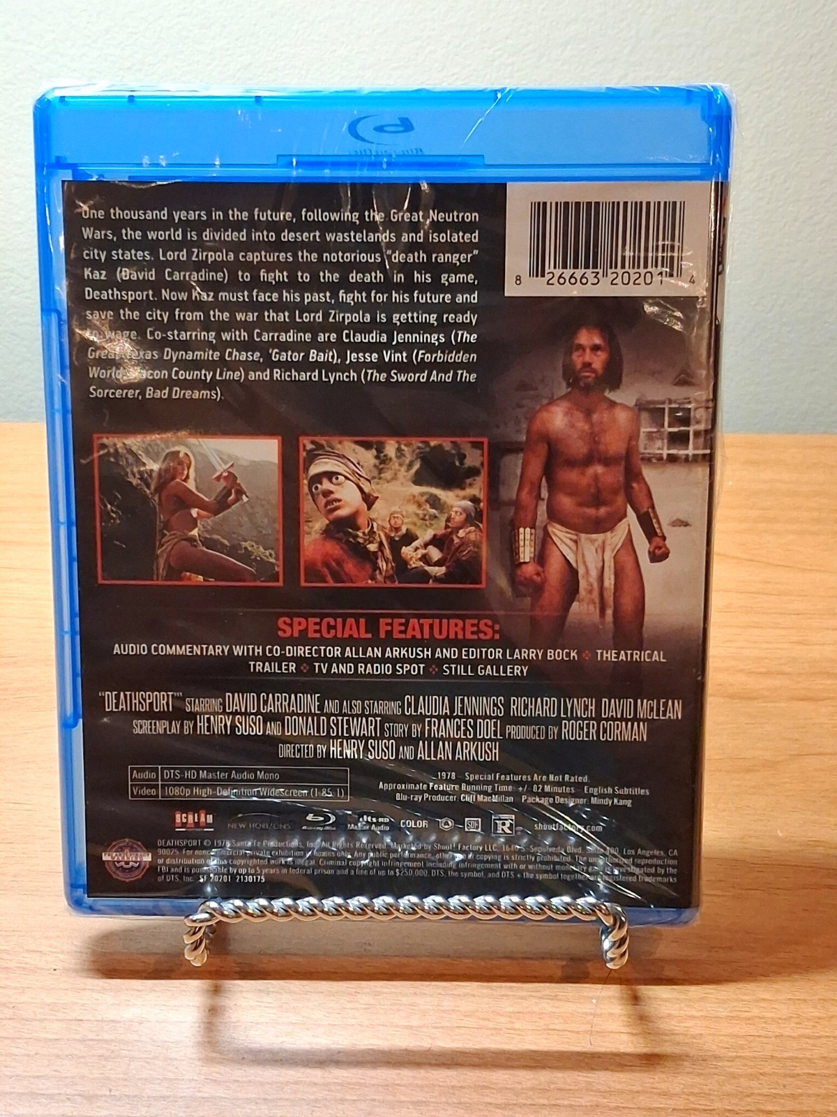 Deathsport (1978) New Sealed Blu-ray David Carradine