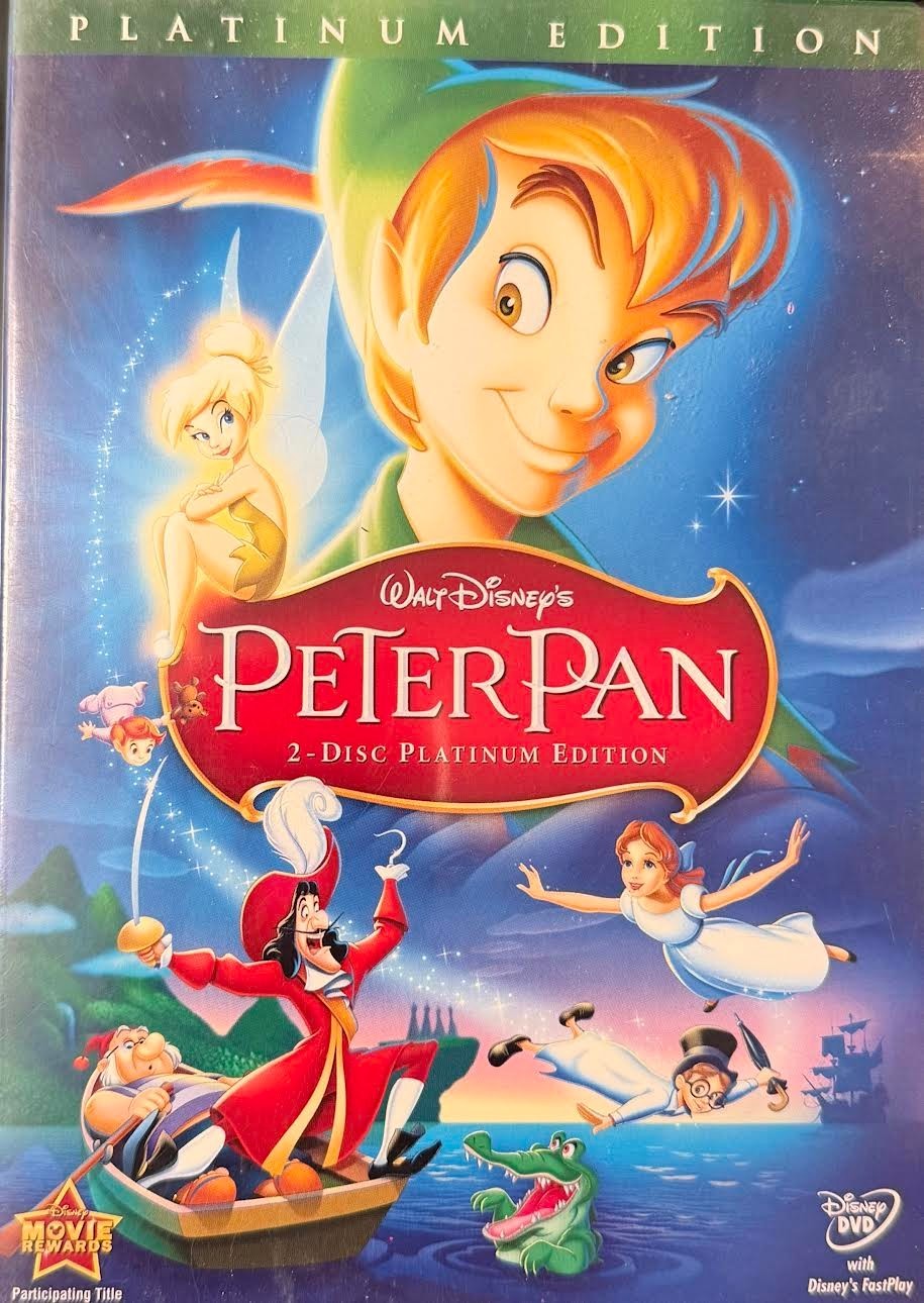 Peter Pan: Bobby Driscoll & Kathryn Beaumont (2 DVD Set, Children’s/Fantasy,’53)