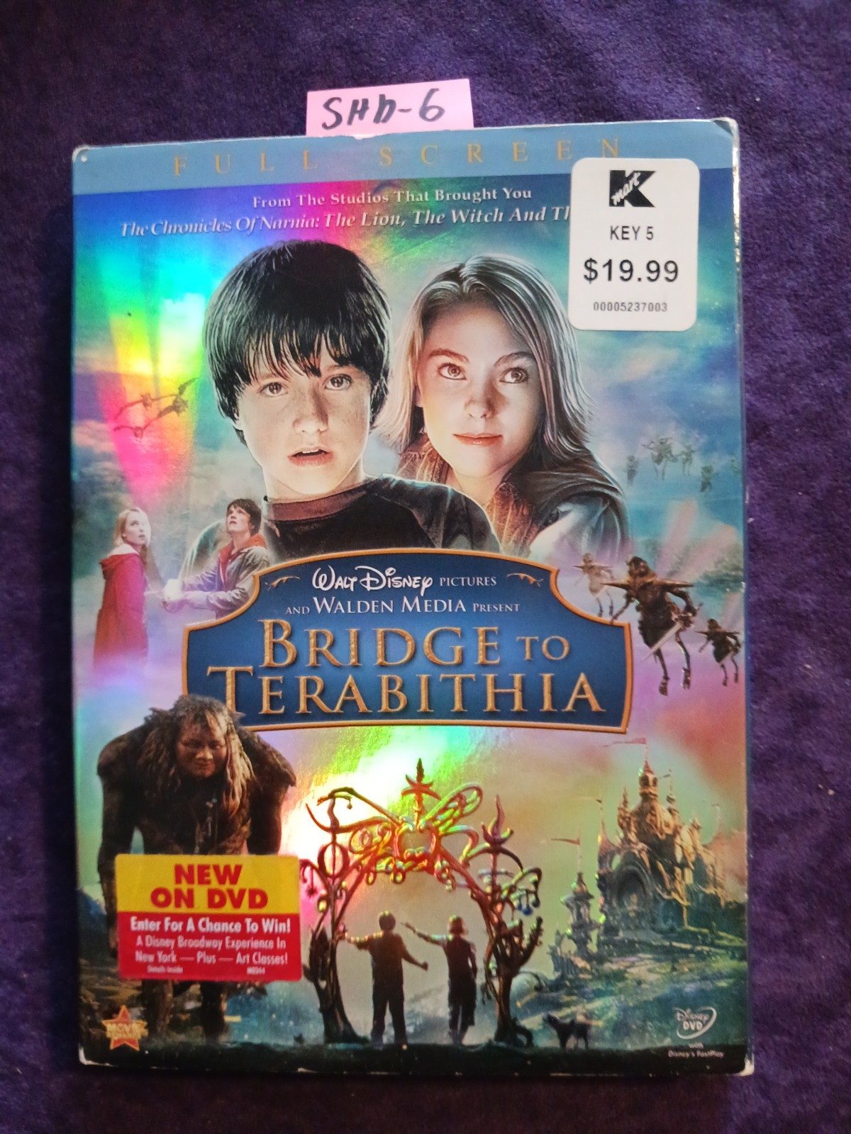 Bridge to Terabithia (DVD, 2007)