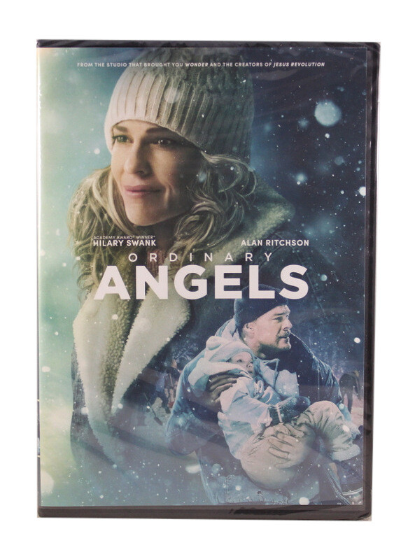 Ordinary Angels NEW DVD Hilary Swank Alan Ritchson Based On A True Story
