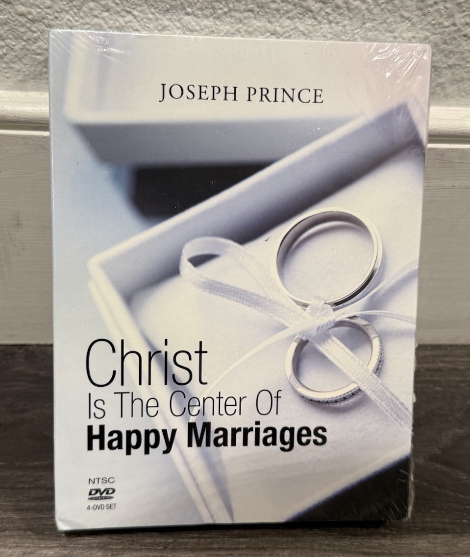Christ Is The Center Of Happy Marriages With Joseph Prince DVD Set (4 Discs) New