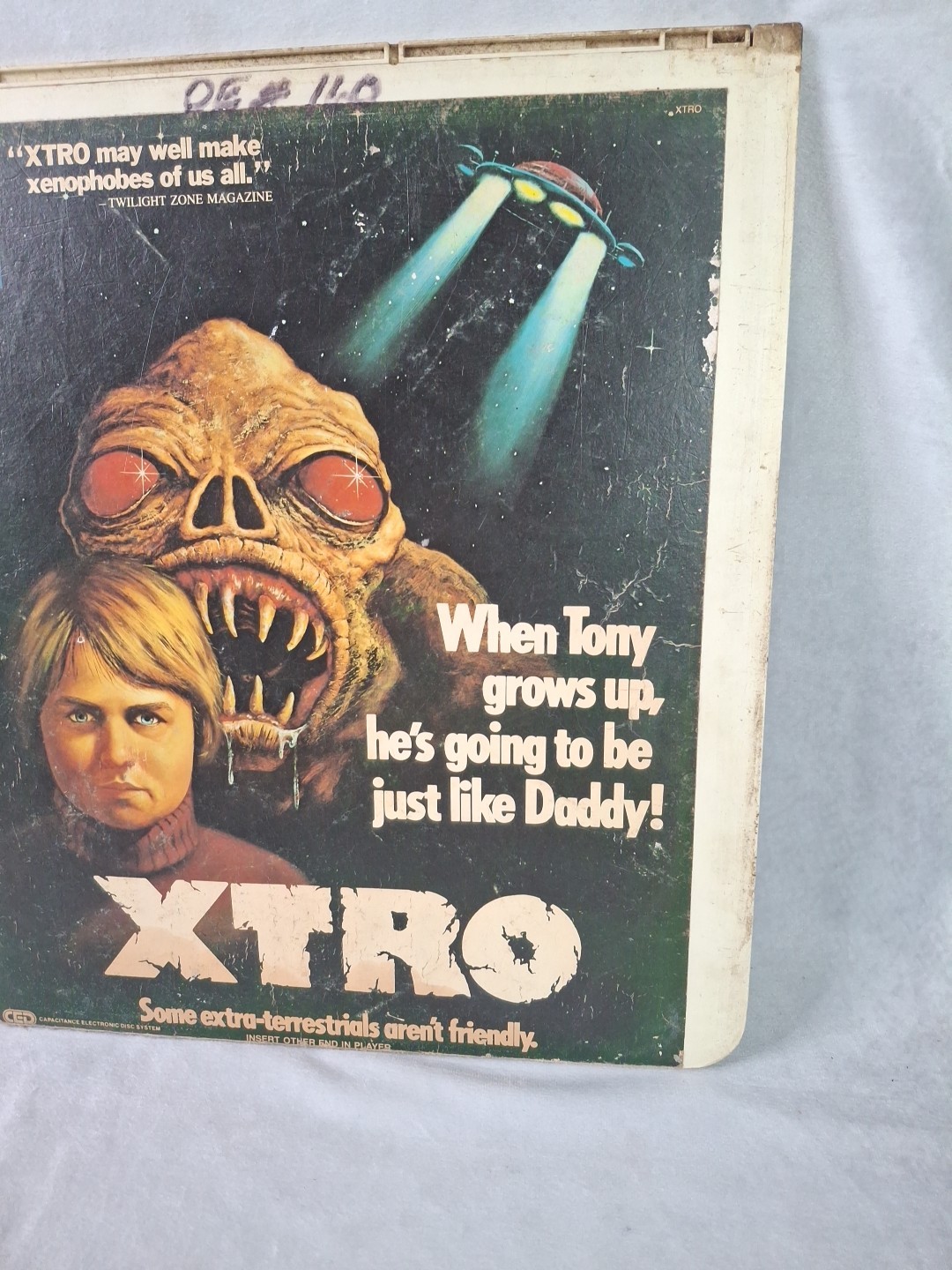 XTRO (RCA CED VideoDisc 1982) ** CULT CLASSIC HORROR Tested Working