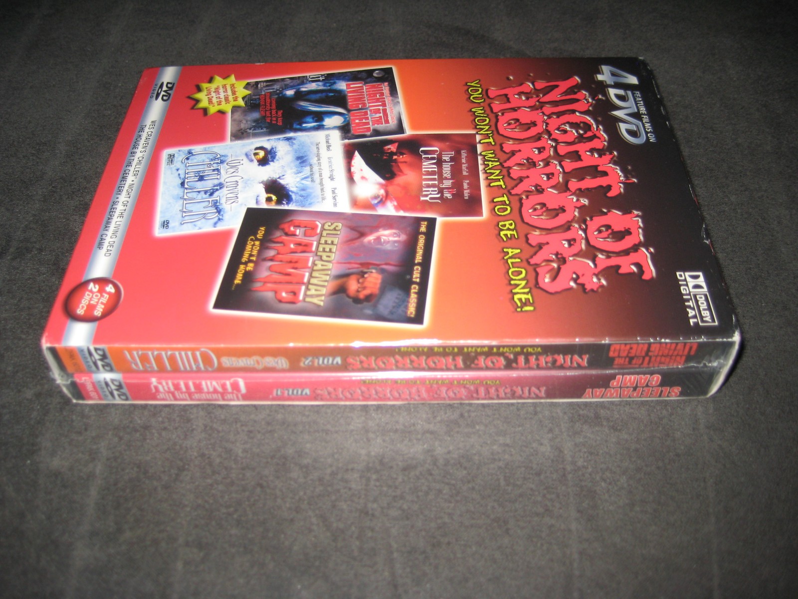 NIGHT OF HORROR 4 FILM COLLECTION (DVD 2003) BRAND NEW – RATED R – HORROR