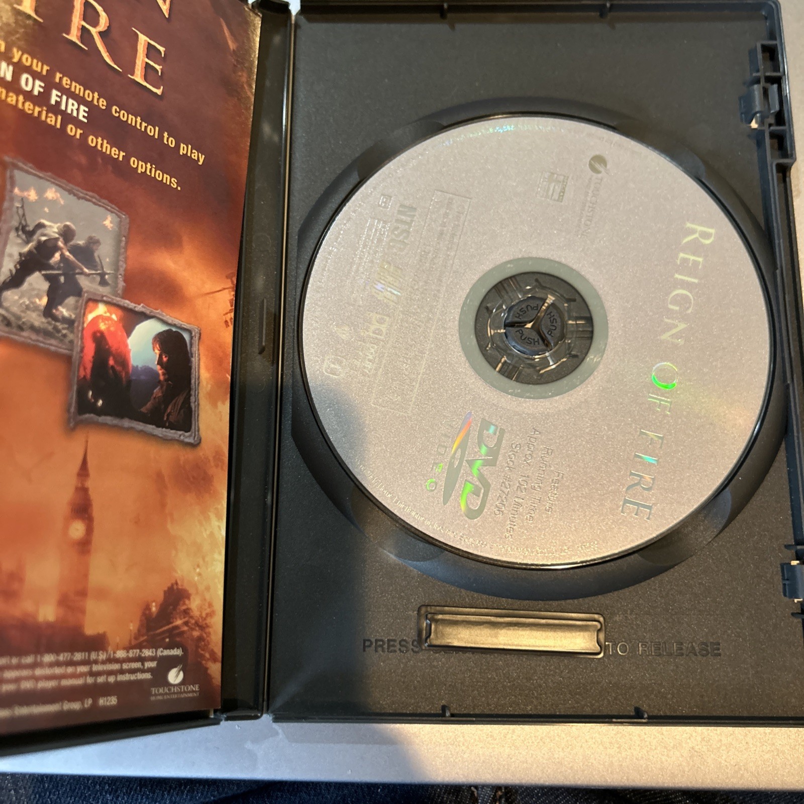 Reign of Fire DVD Christian Bale Movie